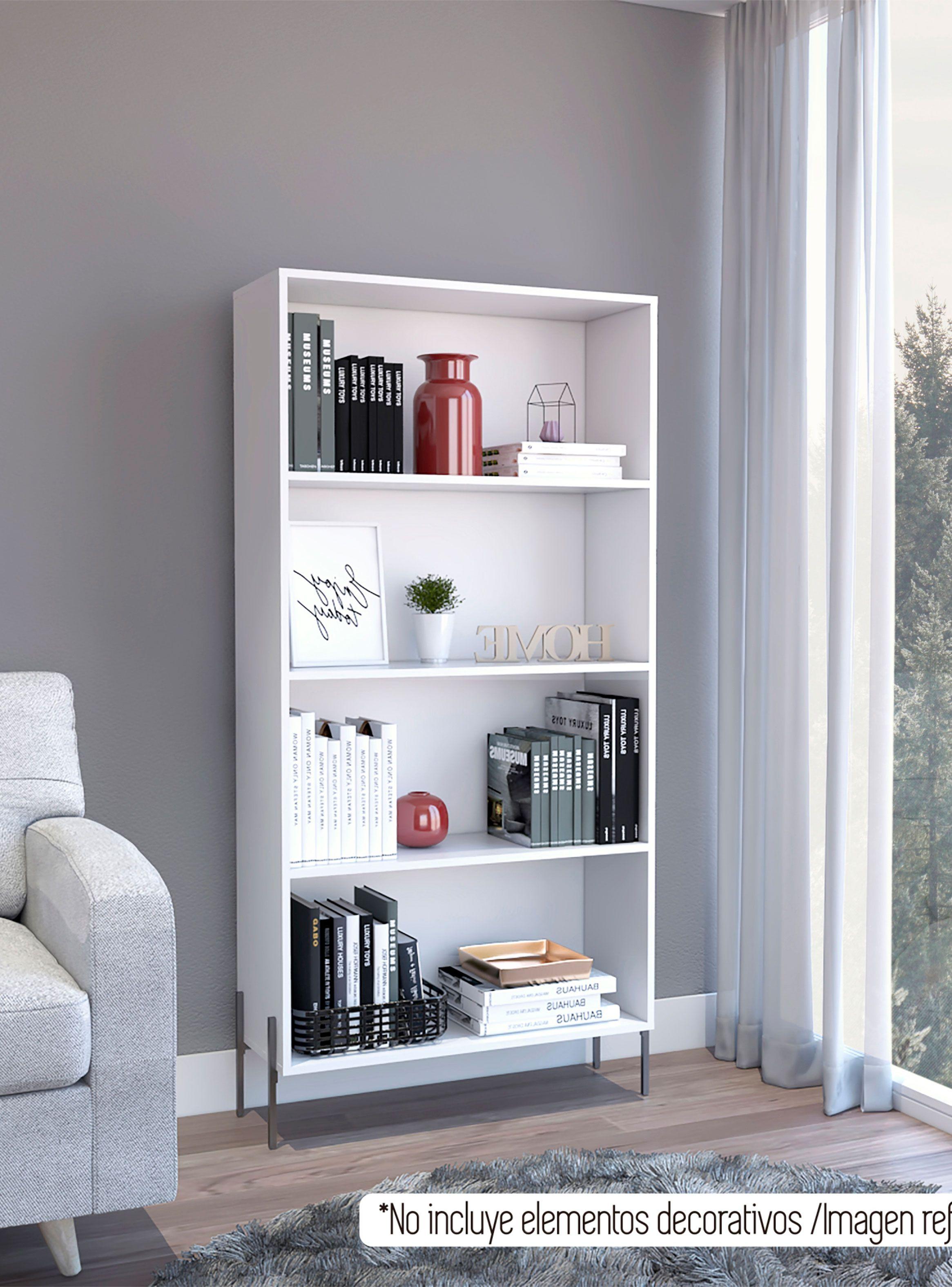 Librero White Collection Blanco-0