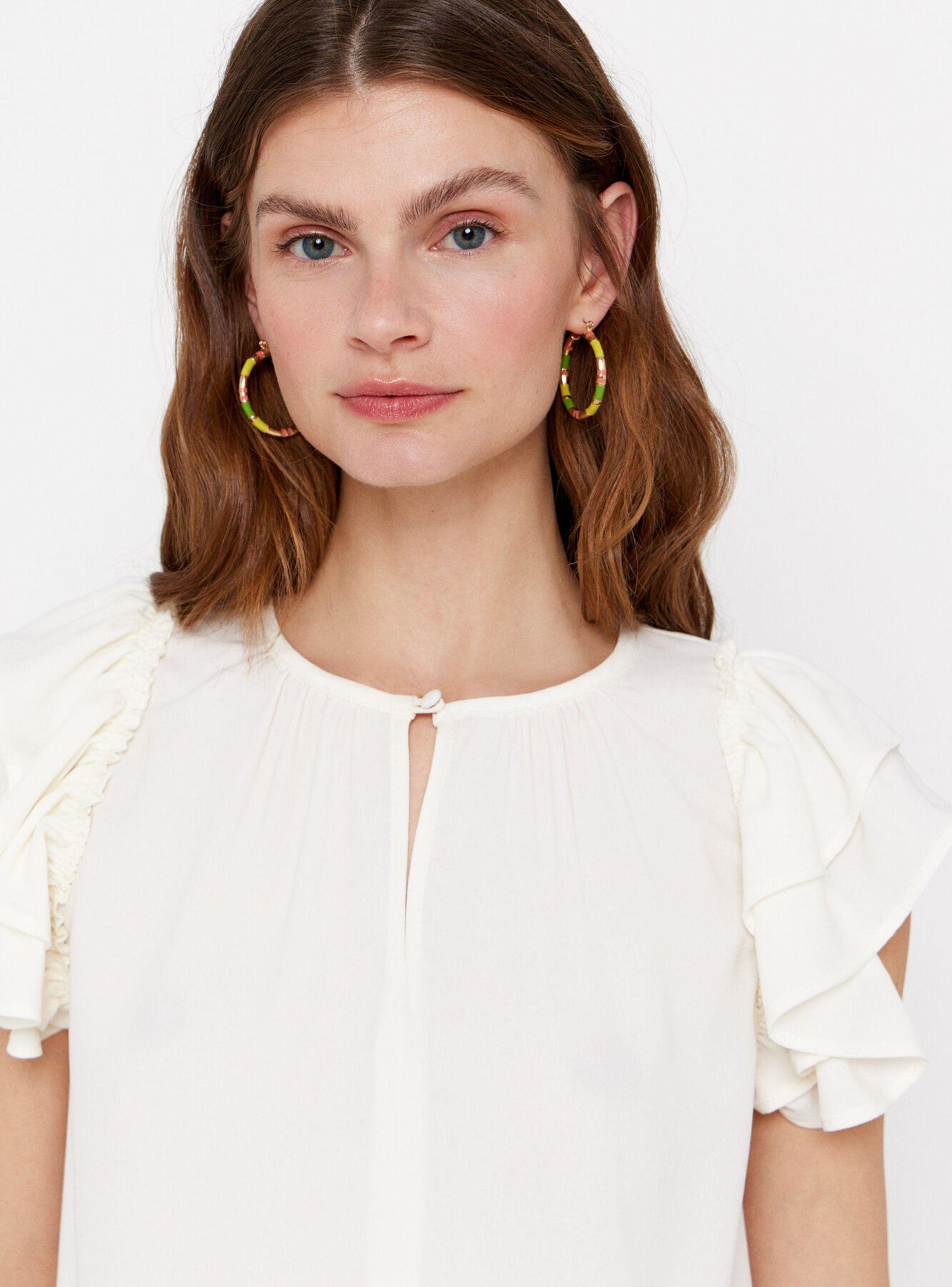 Blusa Fluida Volante-2