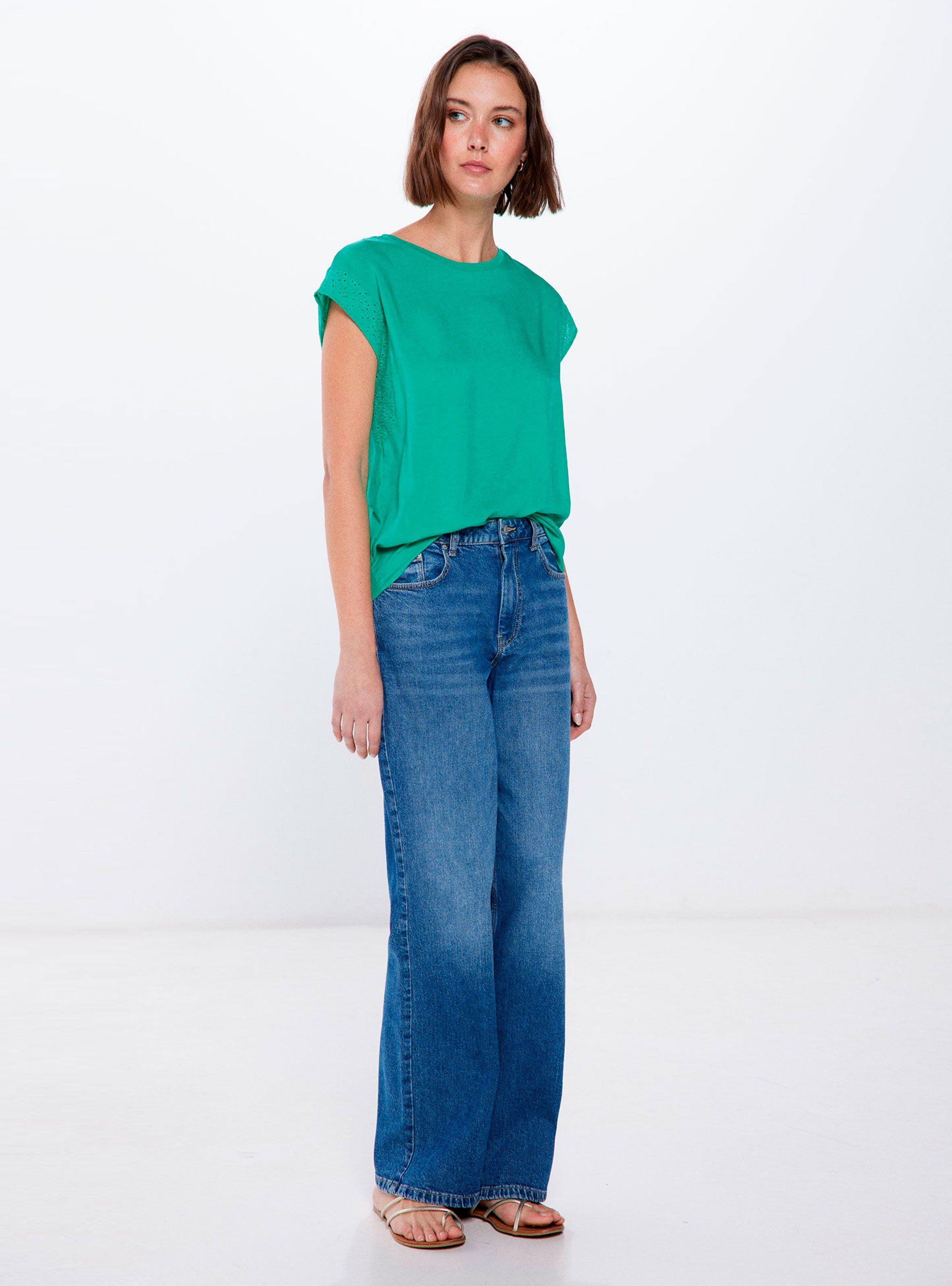 Polera Bordado Suizo Mangas-3