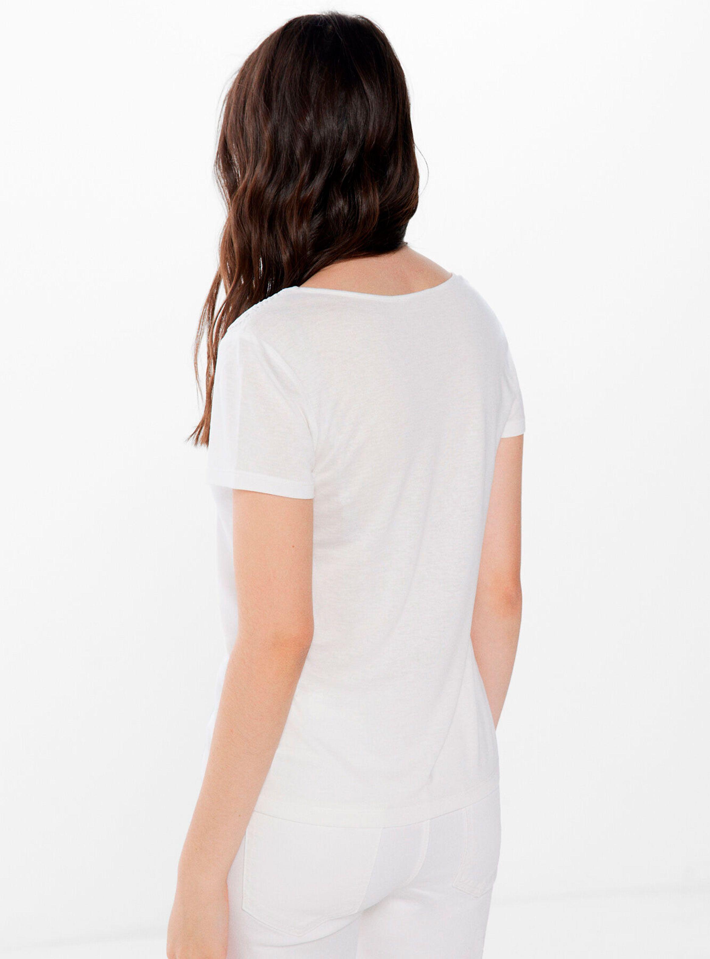 Polera Escote Lace Cuello V-1