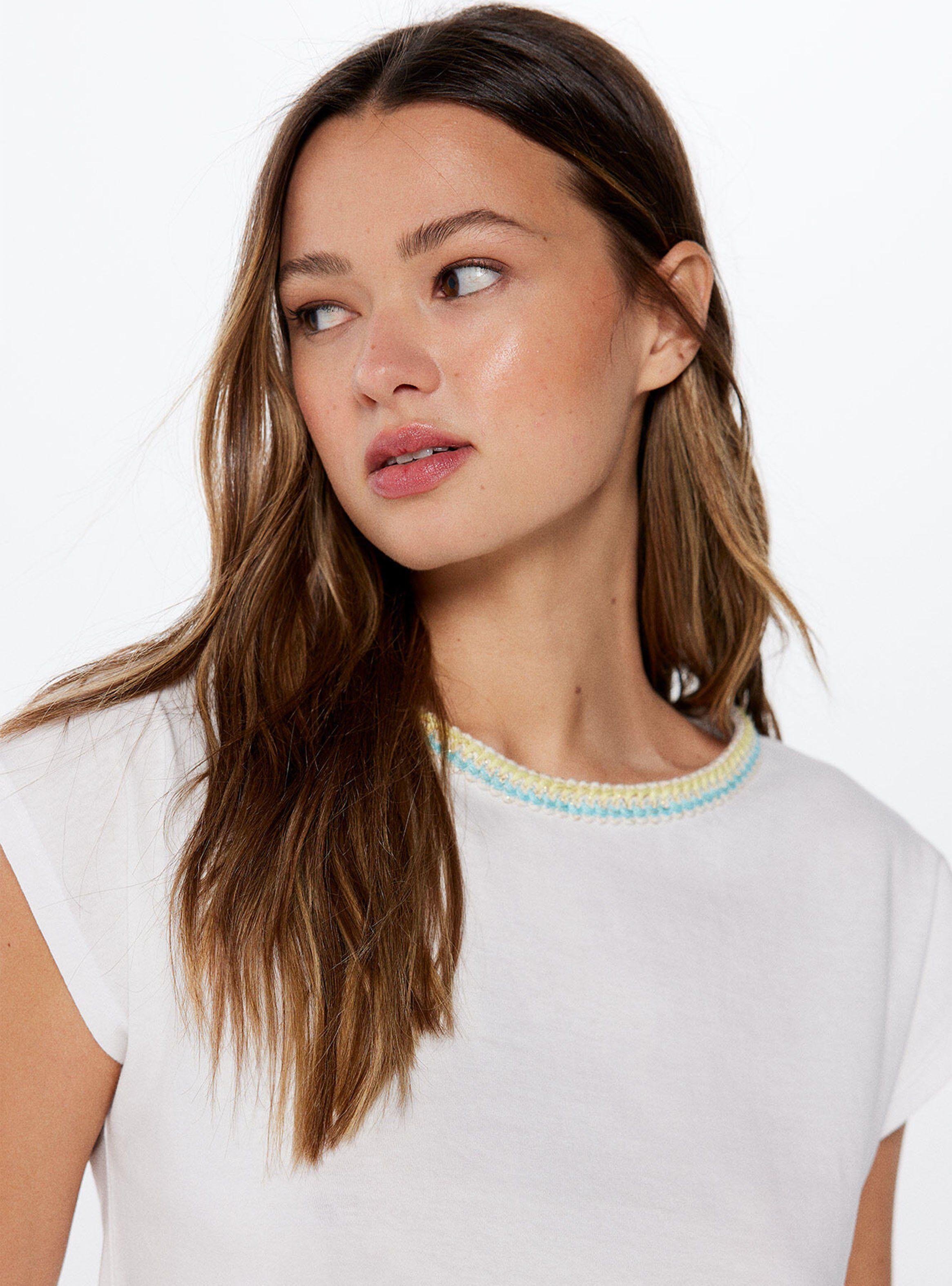 Polera Cuello Trenza Multicolor-1