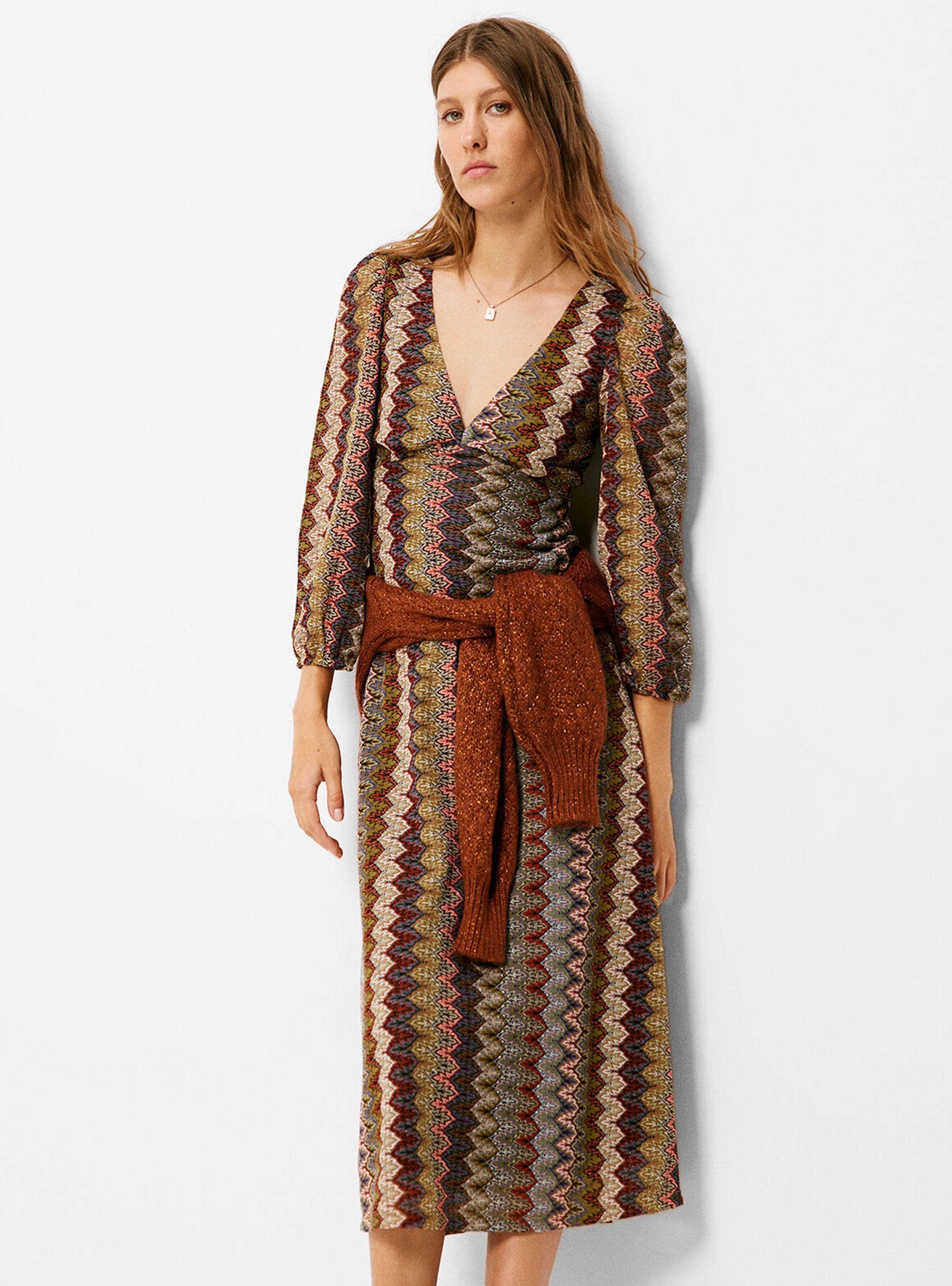 Vestido Midi Zigzag-1