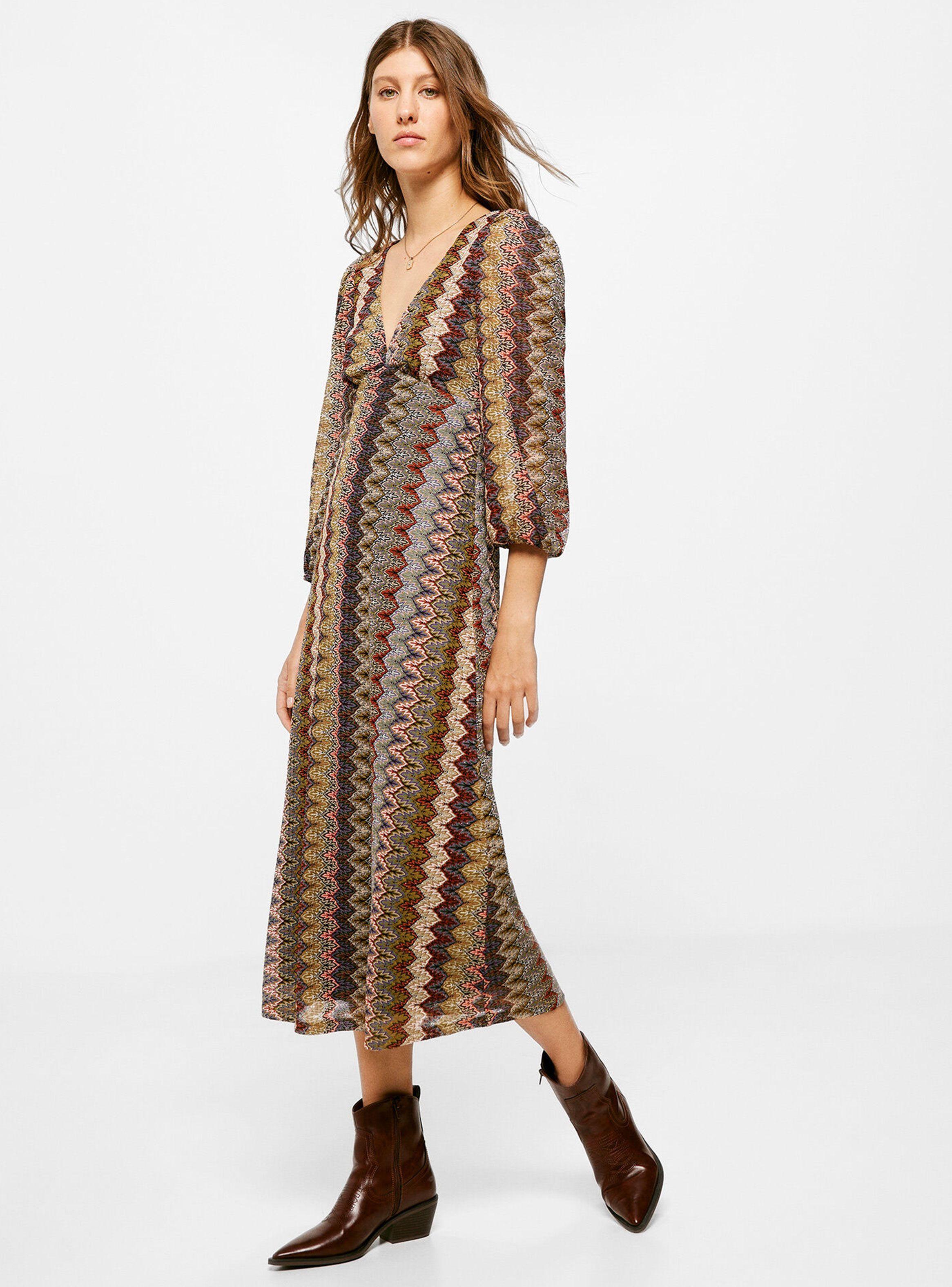 Vestido Midi Zigzag-0