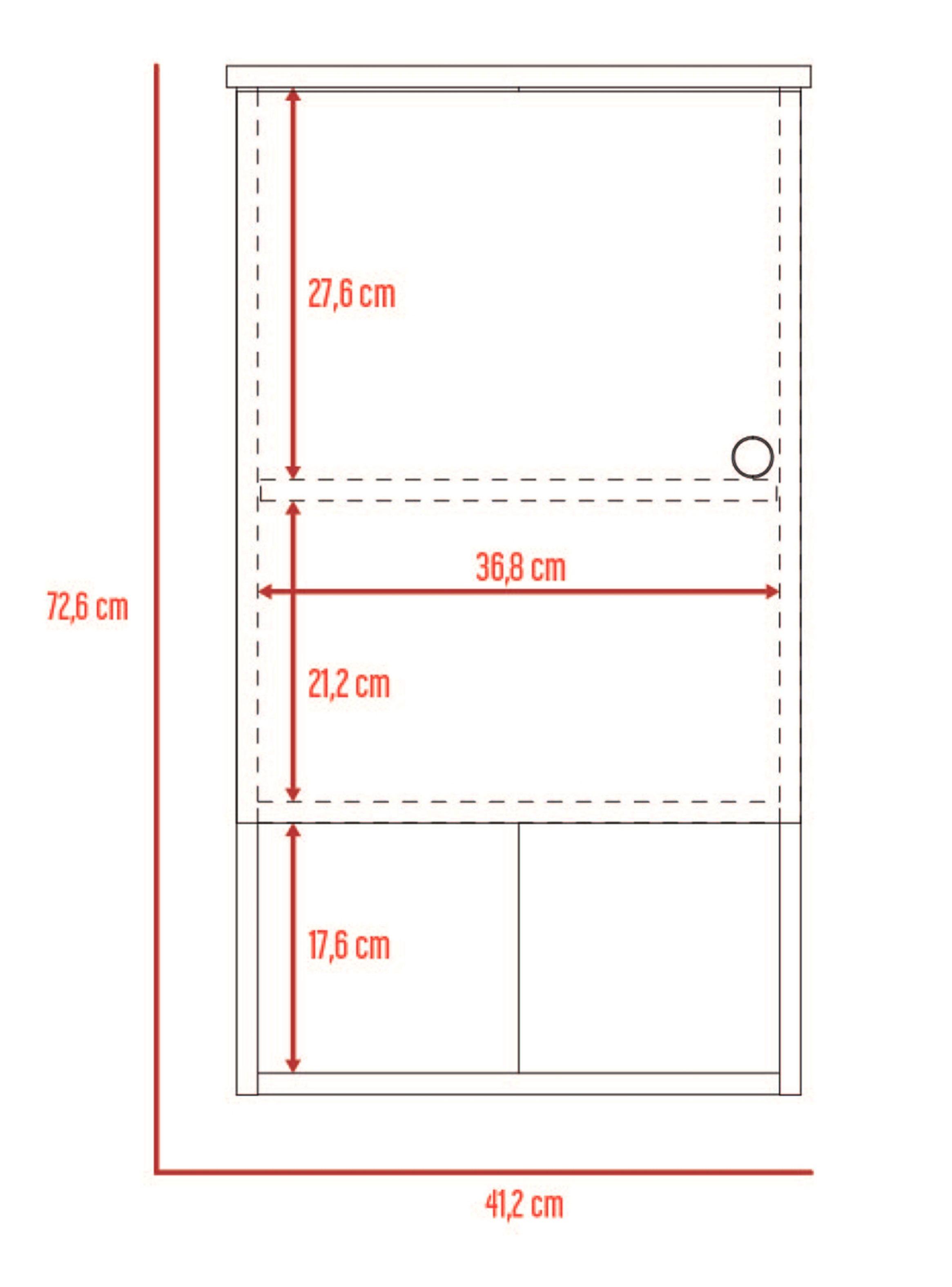 Mueble Botiquín Bath Bi-Color Blanco-Duna-1