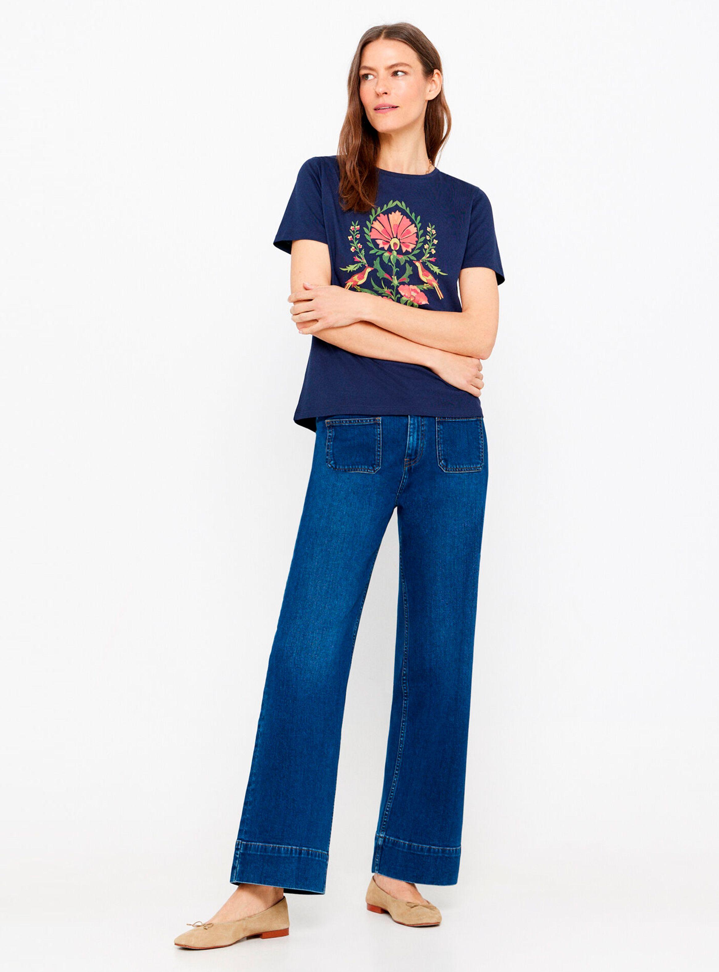 Polera Estampada Flo Silueta Básica-3