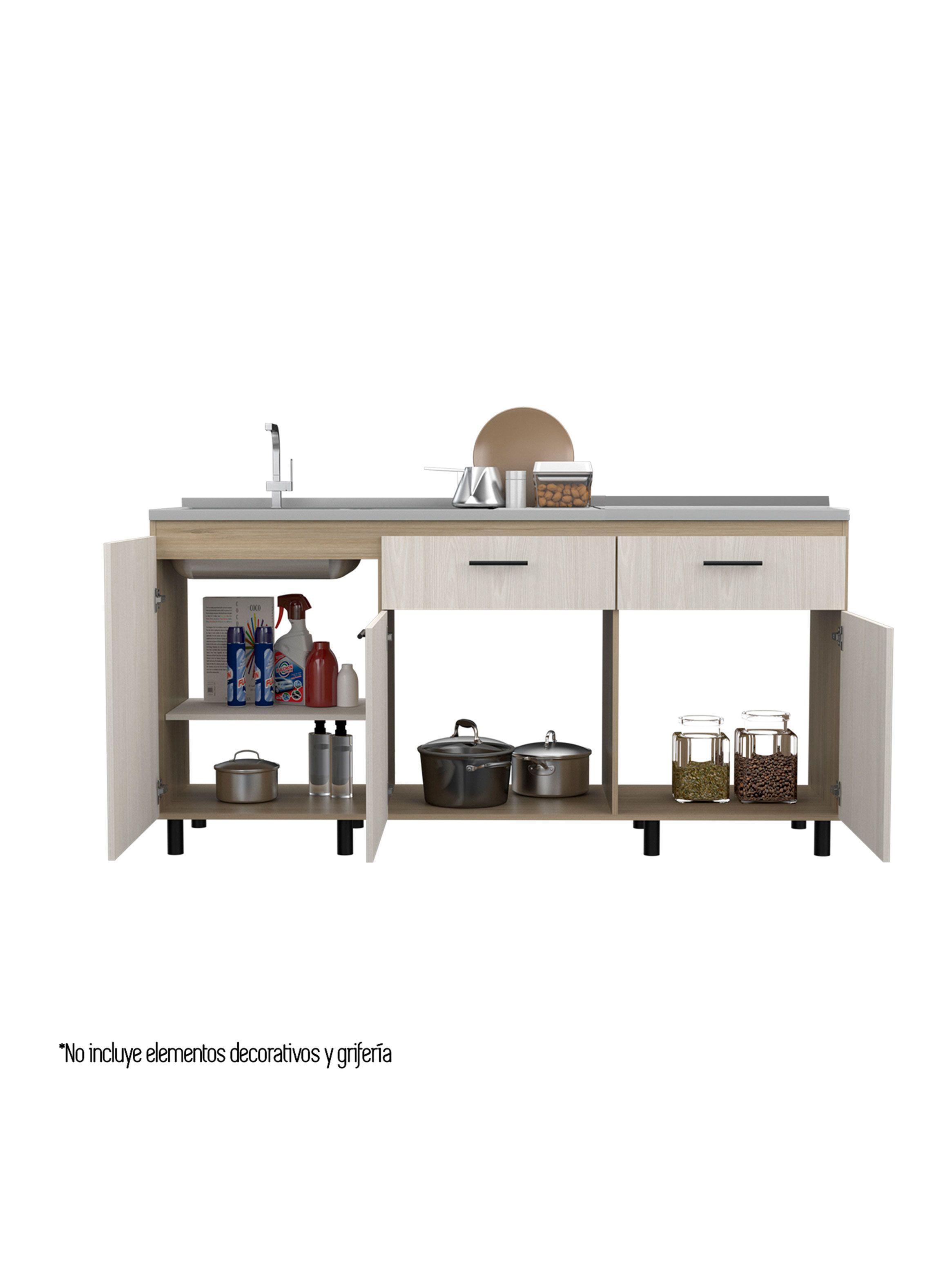 Módulo Inferior 180 Kitchen Gante con Lavaplatos-2