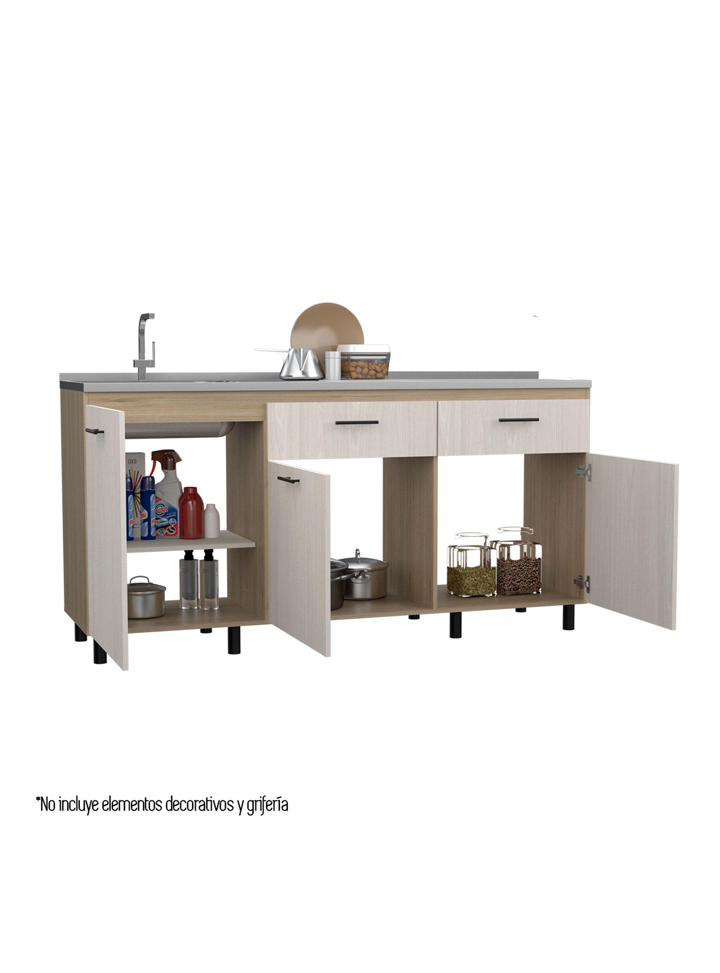 Módulo Inferior 180 Kitchen Gante con Lavaplatos-3