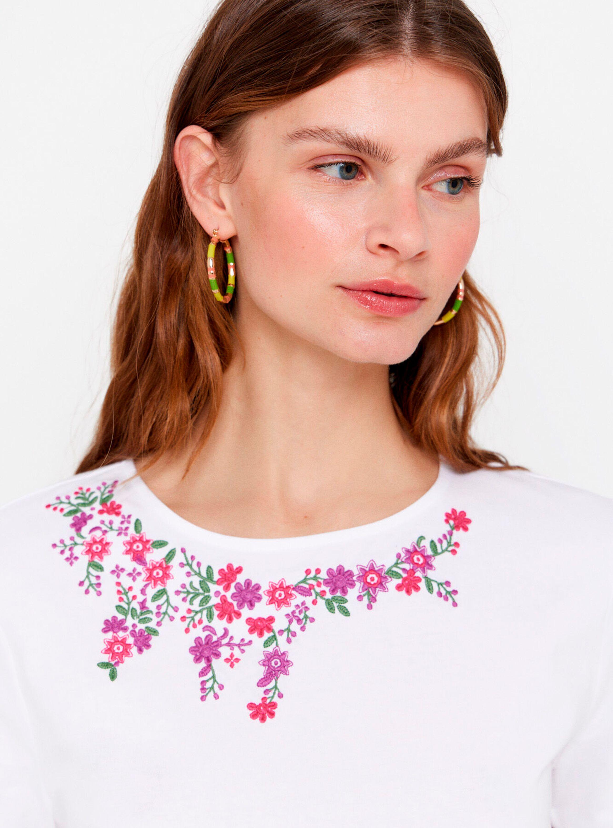 Polera Bordado Floral-2