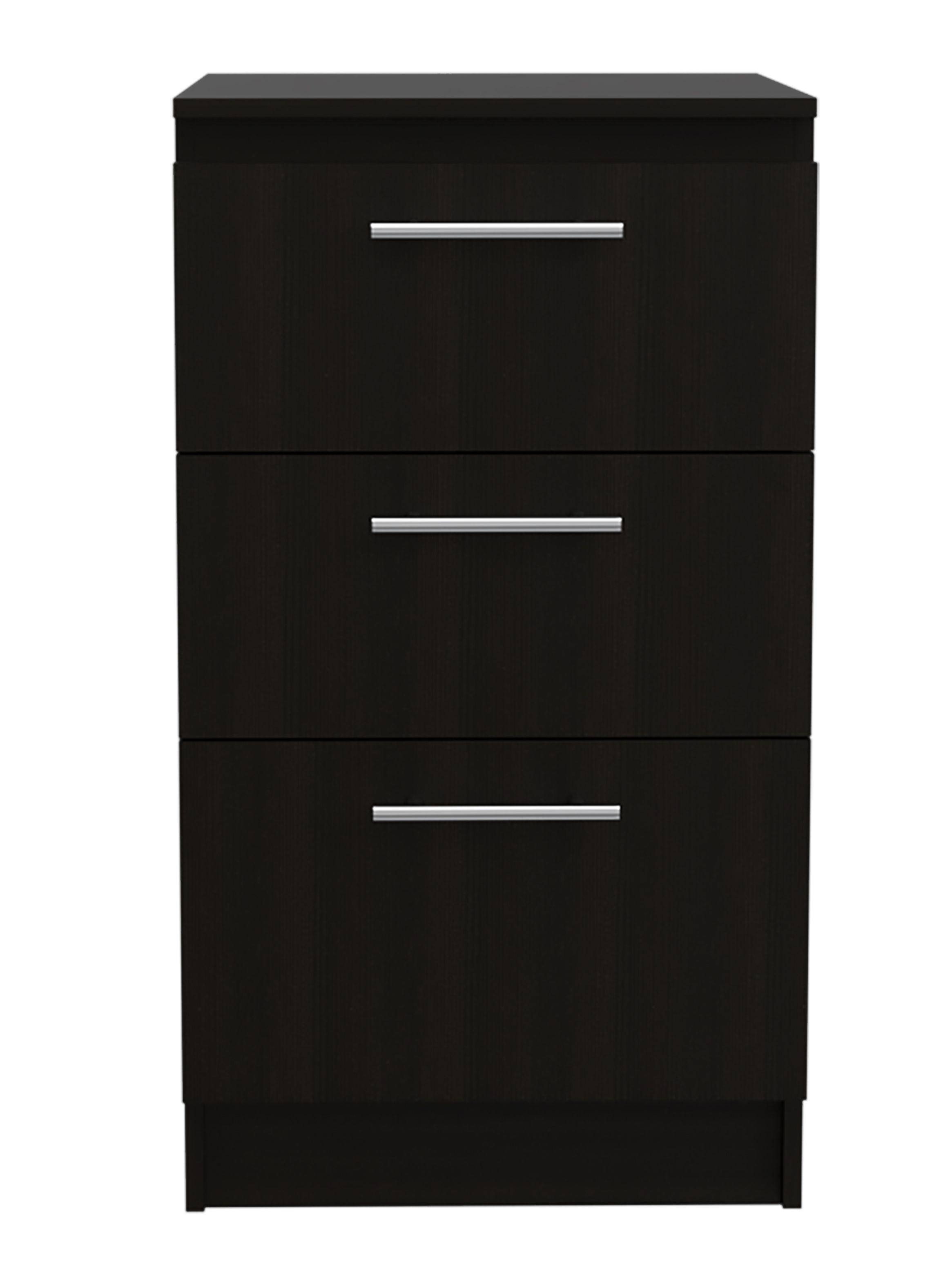 Mueble Inferior 3 Gaveteros Manchester Wengue-0