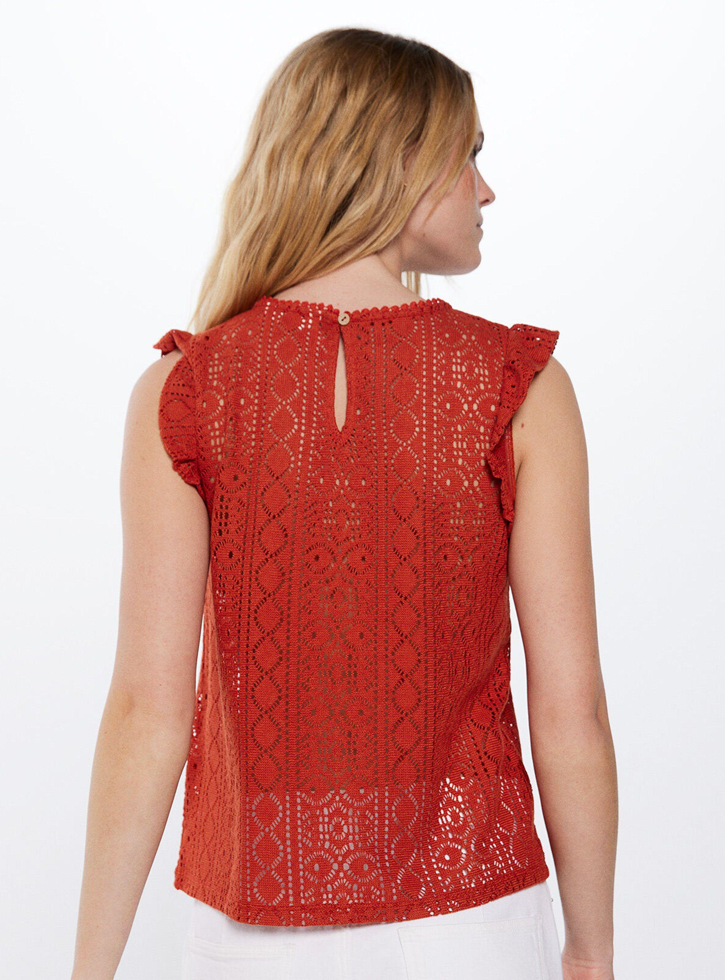 Polera Crochet Abertura en Espalda-1