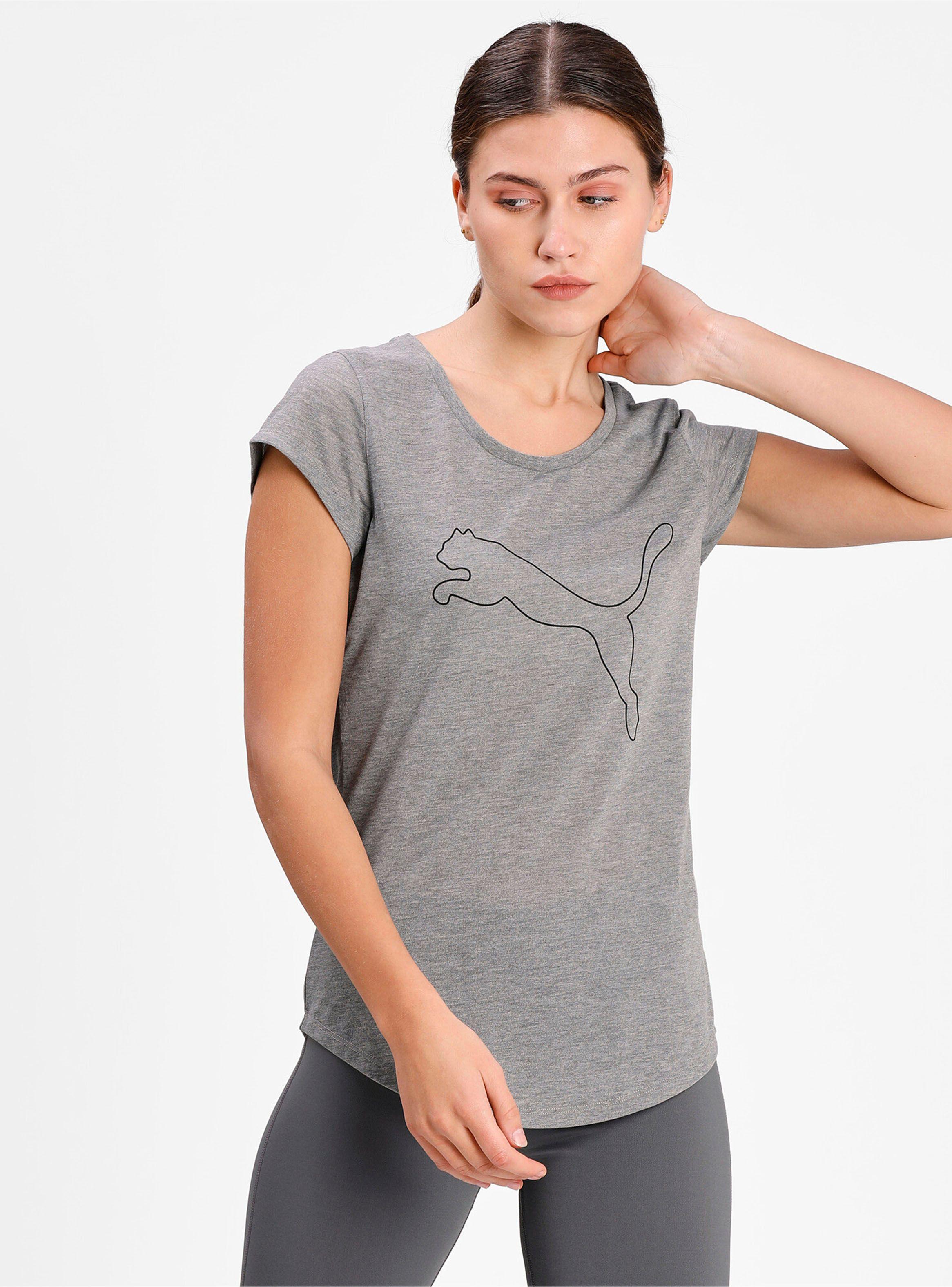 Polera Performance Heather Cat Tee W-0