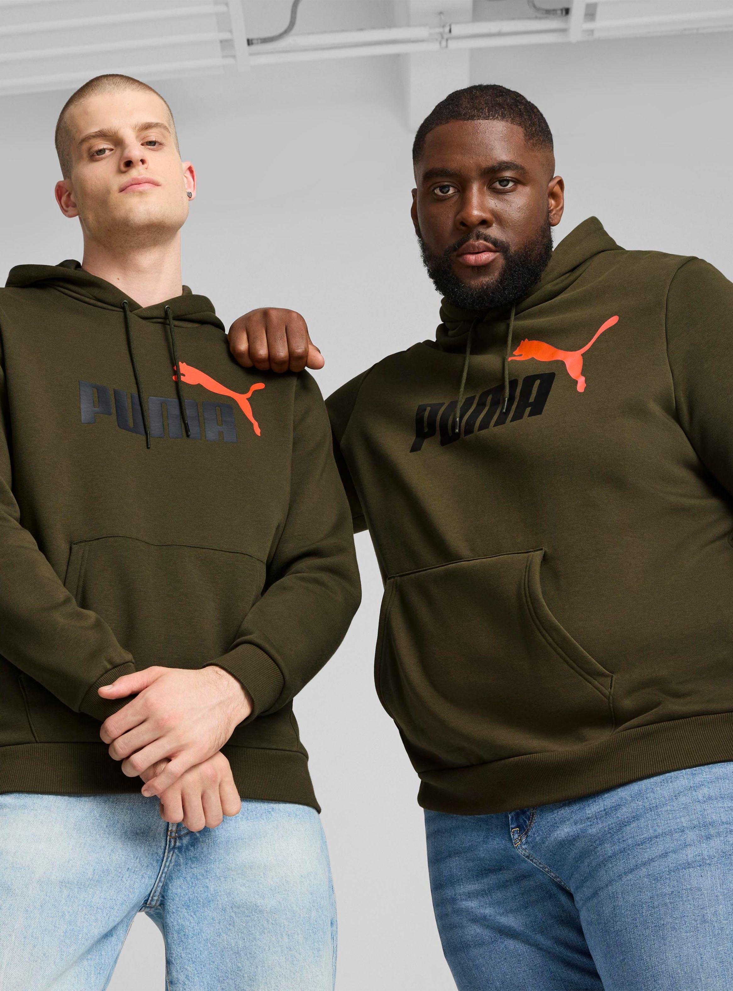 Polerón Graphic Ess+ 2 Col Big Logo Hoodie Fl-0