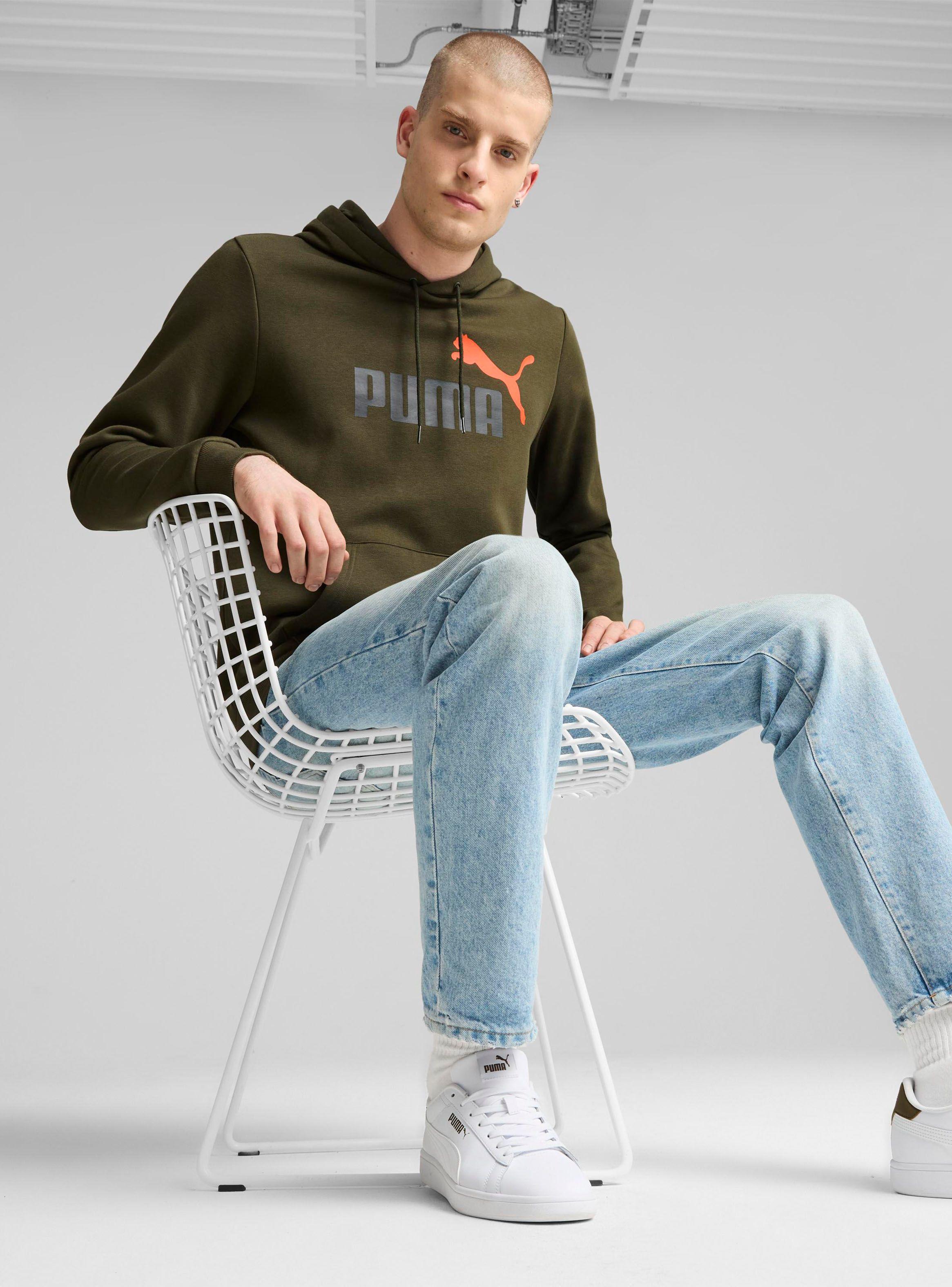 Polerón Graphic Ess+ 2 Col Big Logo Hoodie Fl-5
