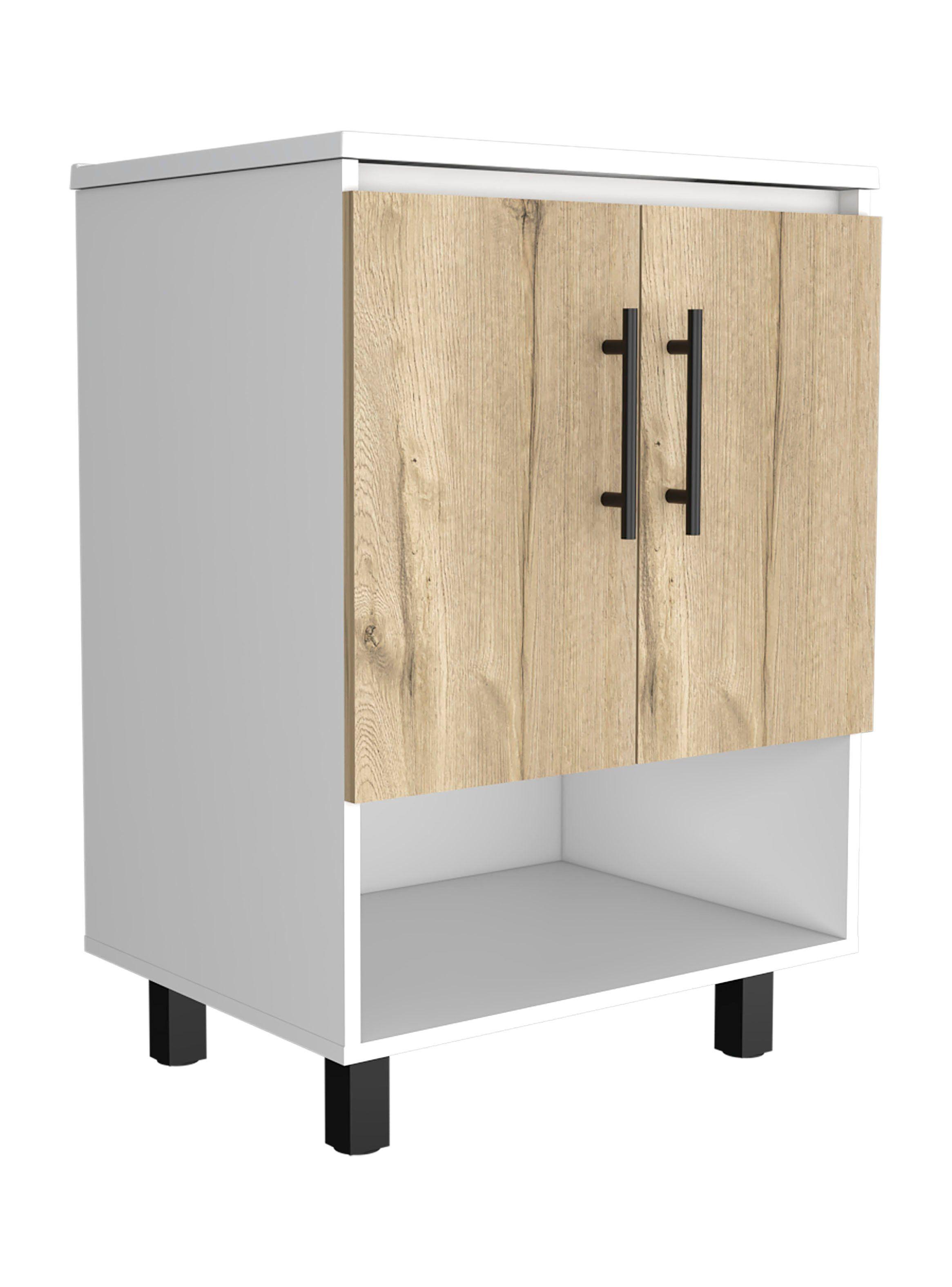 Mueble Optimizador Lavamanos Bath Bi-Color Duna-Blanco-0