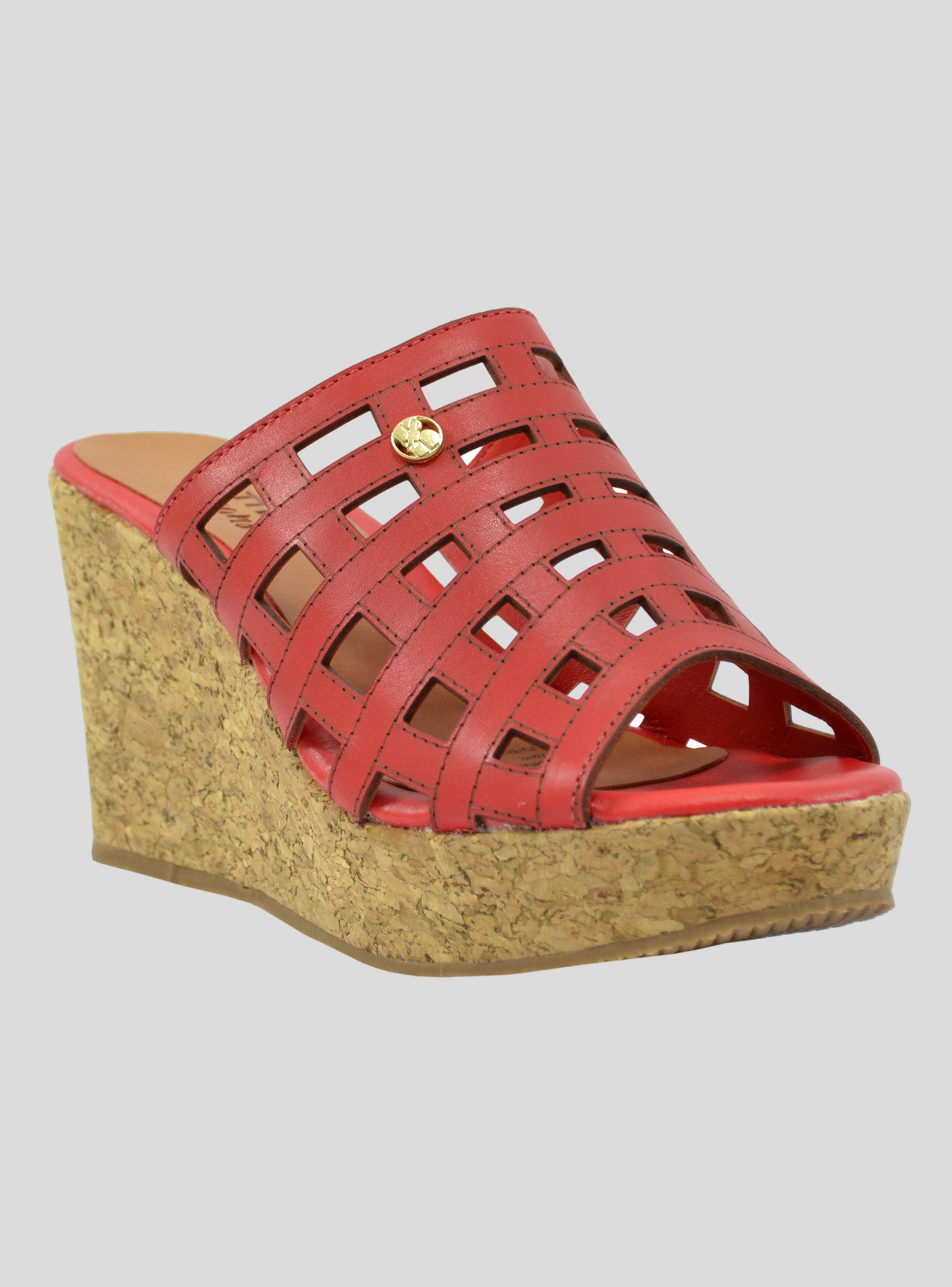 Sandalia Bottero Rojo Mujer-0