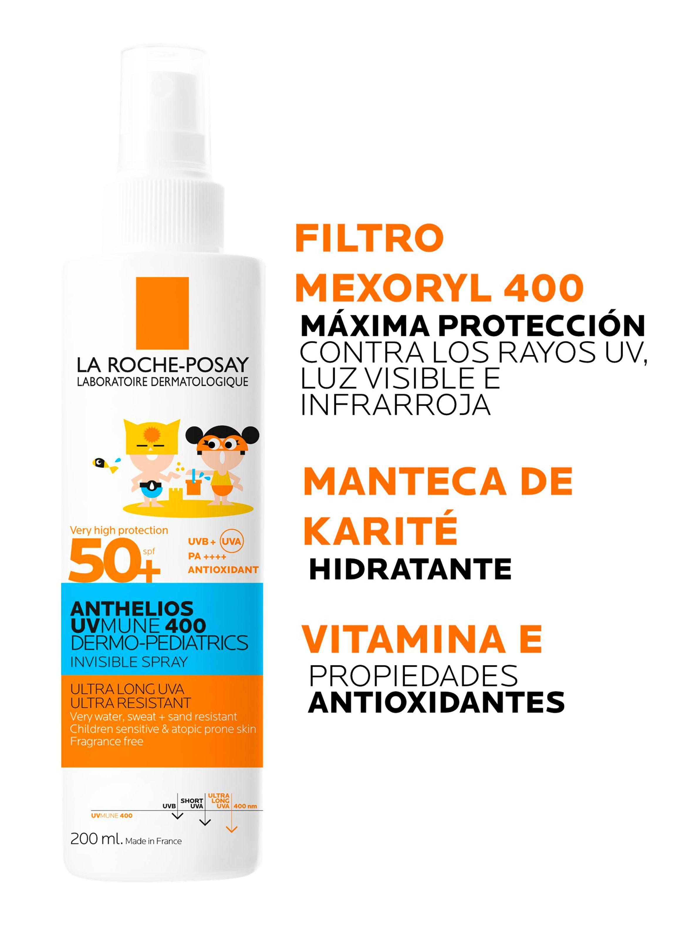 Protector Solar Rostro Niños UV Mune 400 Dermo-Pediatrics Invisible Spray FPS 50+ 200ml-3