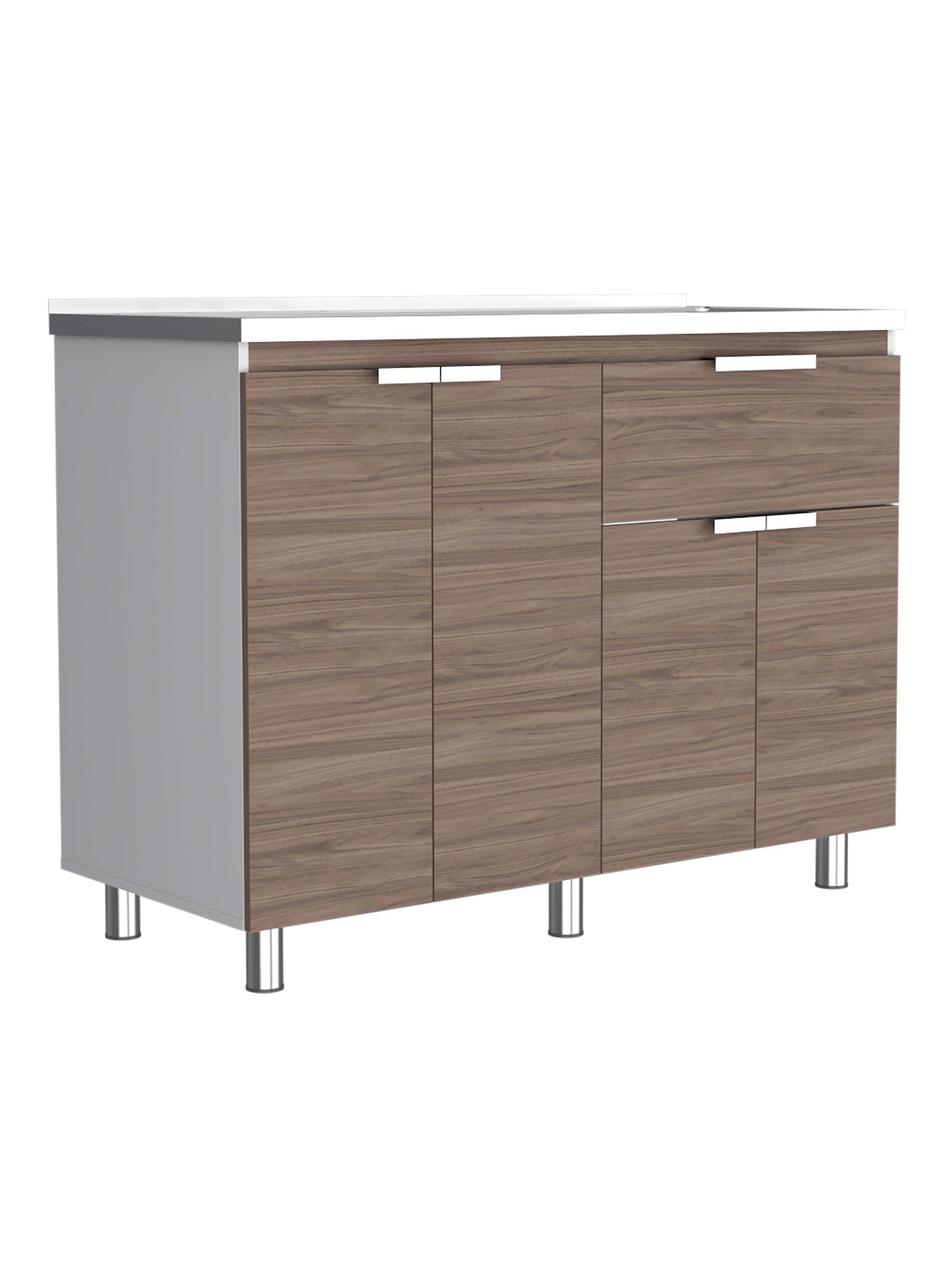 Mueble Inferior con Lavaplatos Fendi Blanco Márquez-Castaño-0