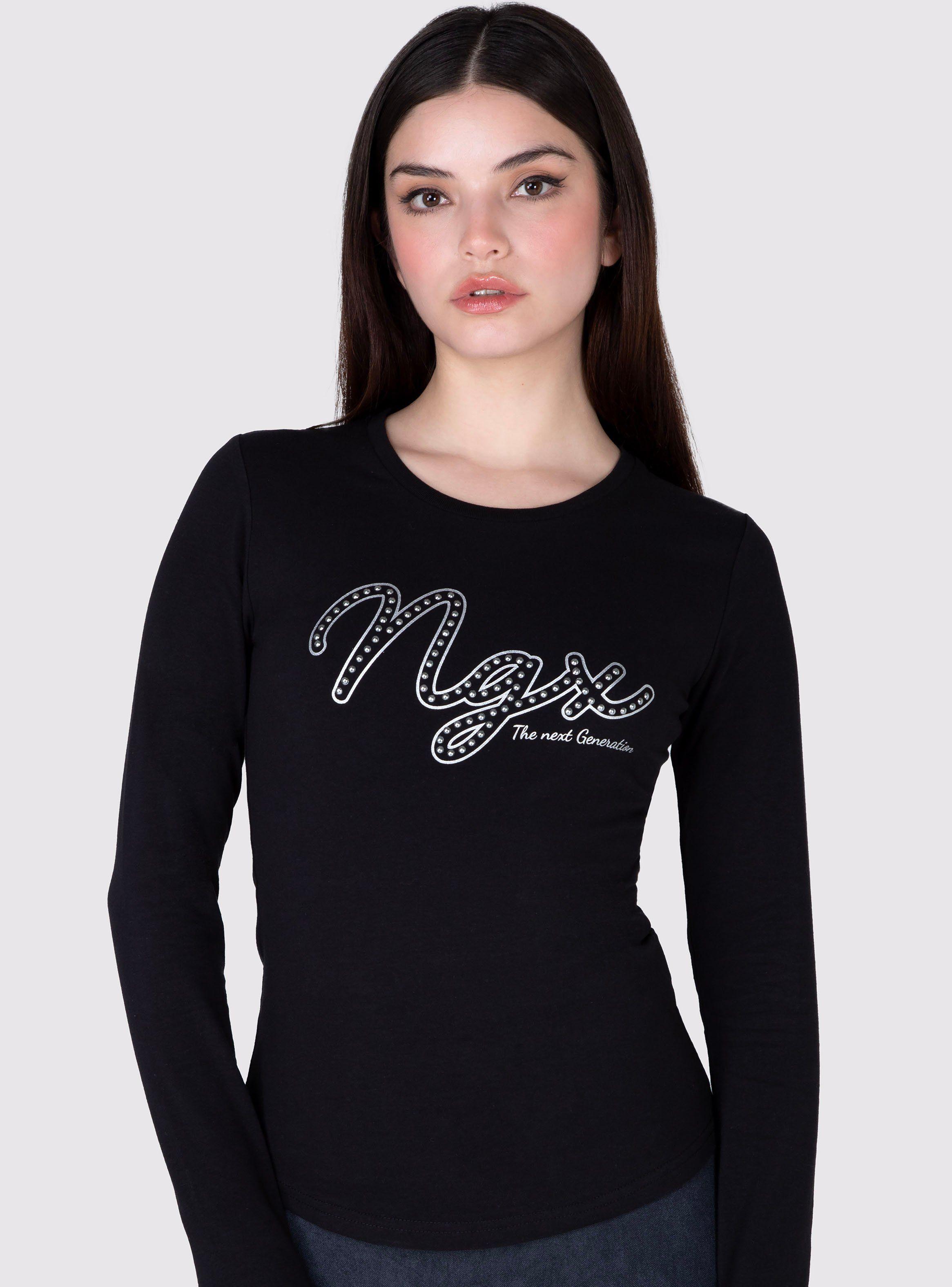 Polera Pearls Manga Larga-0