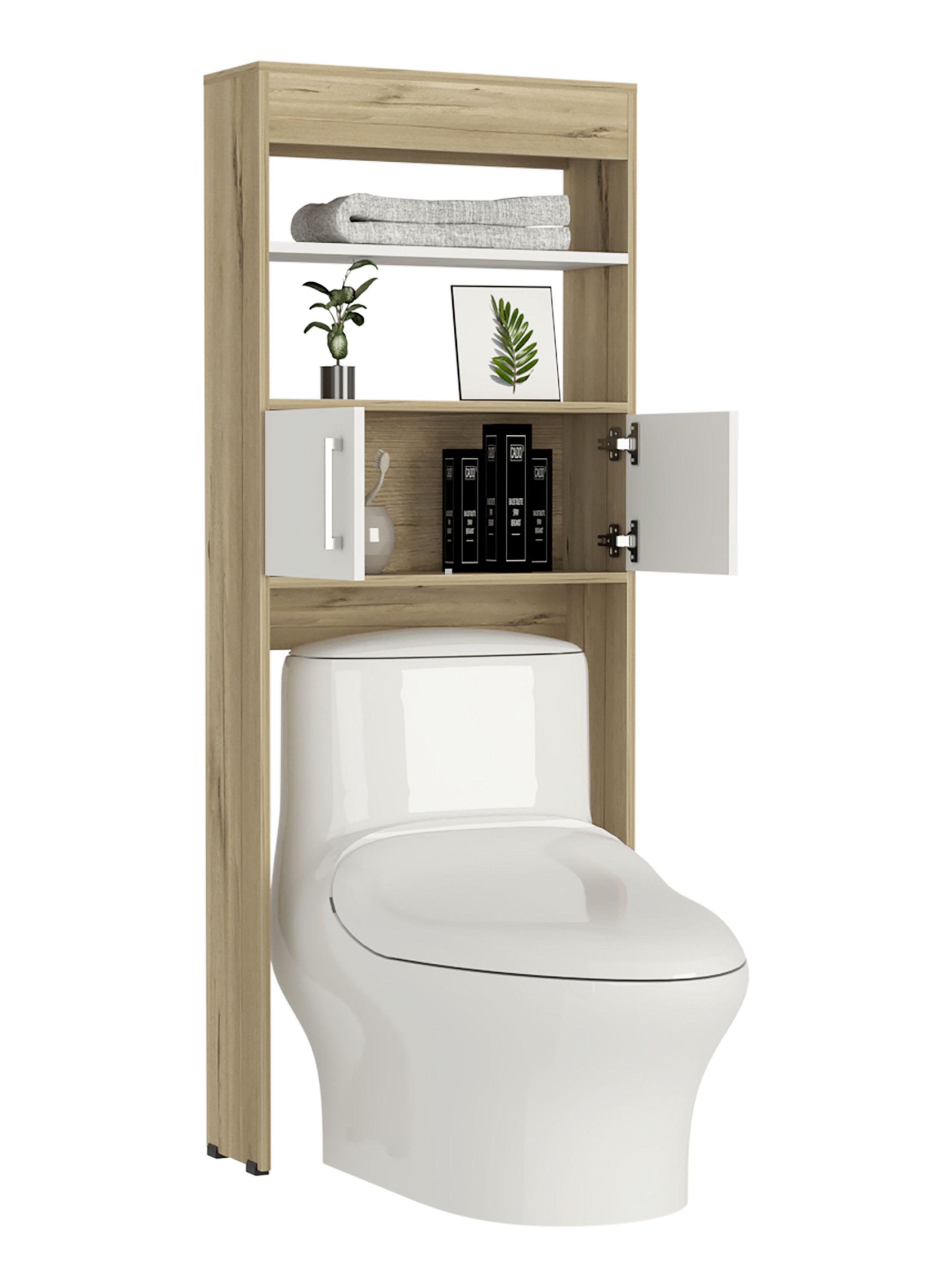 Mueble Optimizador WC Bath Bi-Color Blanco-Duna-3