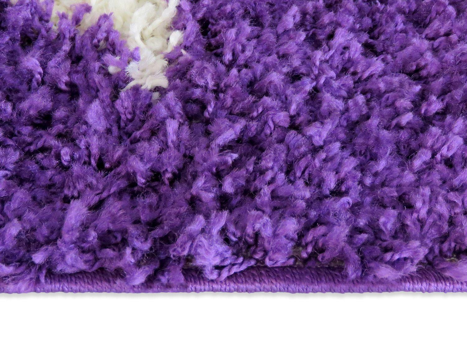 Alfombra Infantil Shaggy 120x170 cm Flower-3