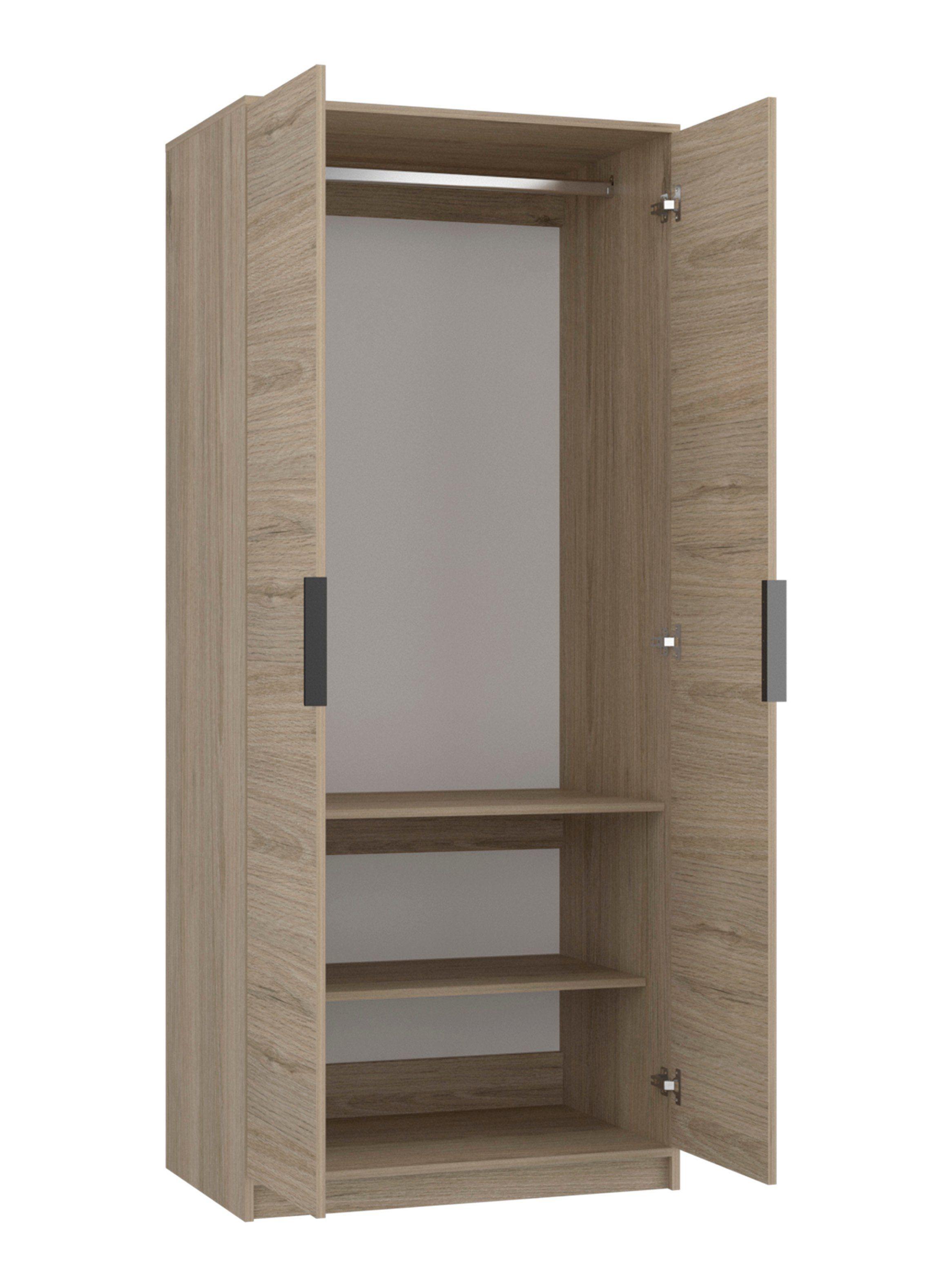 Clóset Kaia 2 Puertas Caramelo-Wengue-2