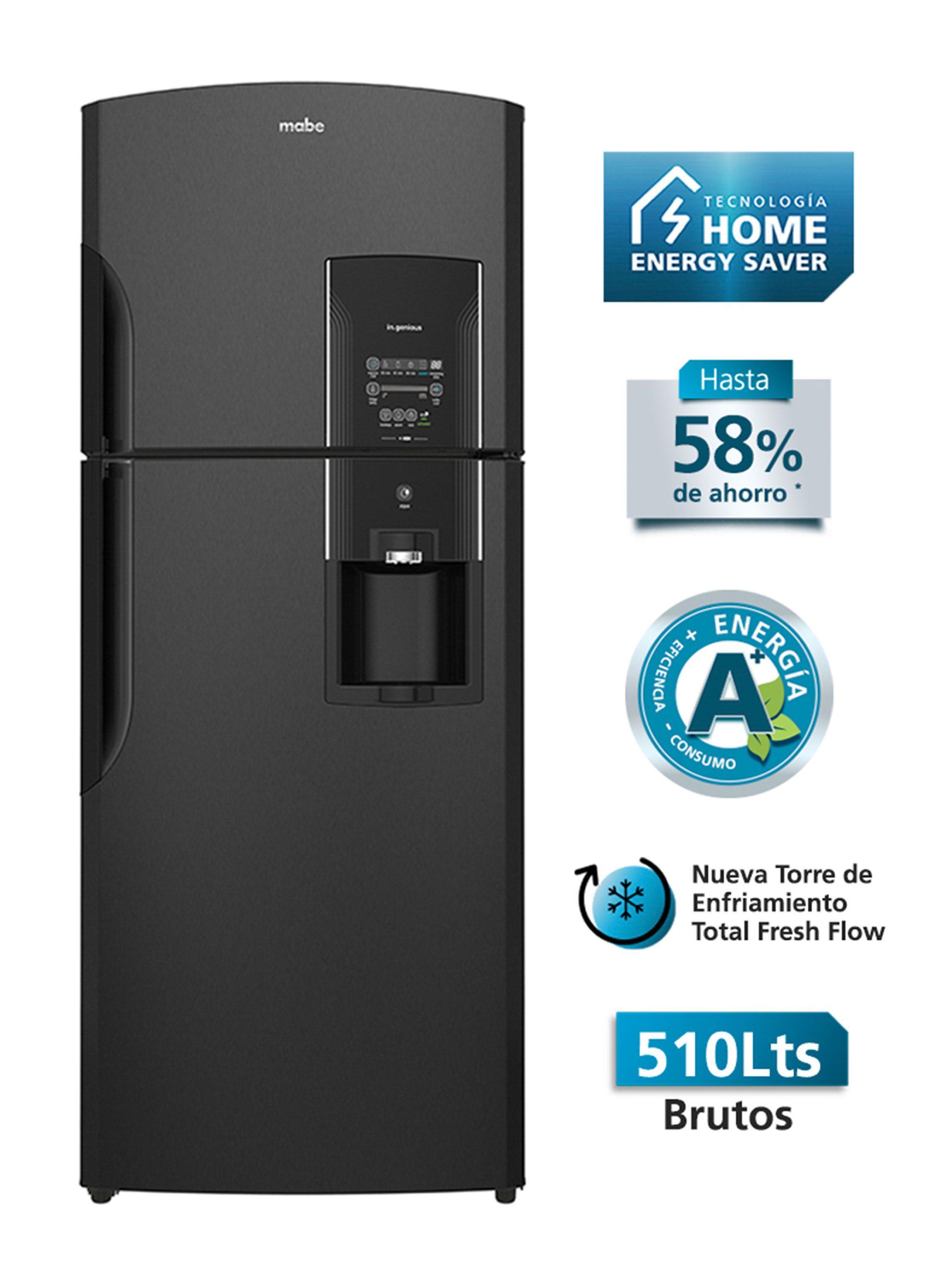 Refrigerador Top Mount No Frost 510 Litros Black Steel RMS510lBLRP0-2