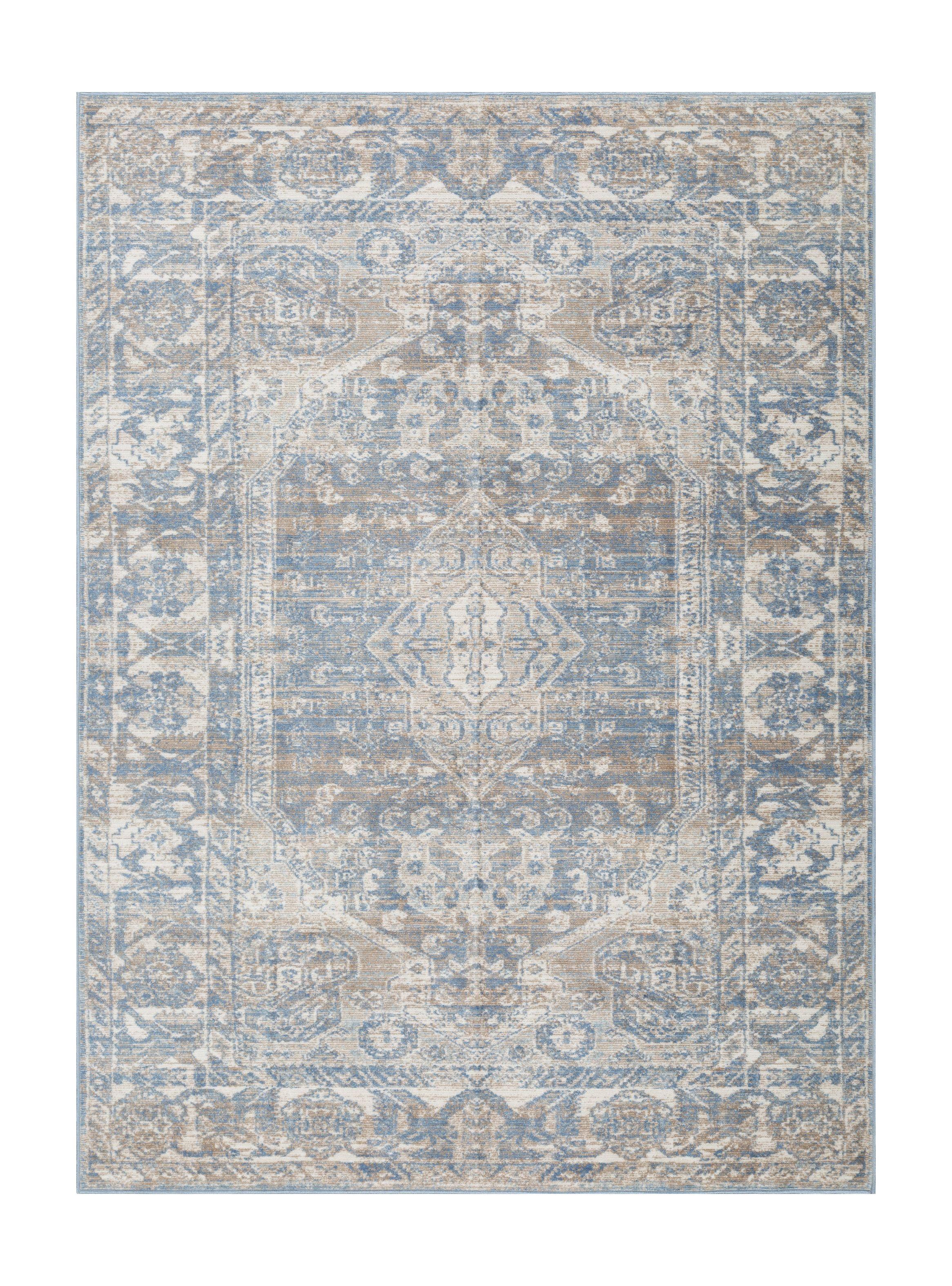 Alfombra Vintage Sky Blue D2 140x200 cm-0