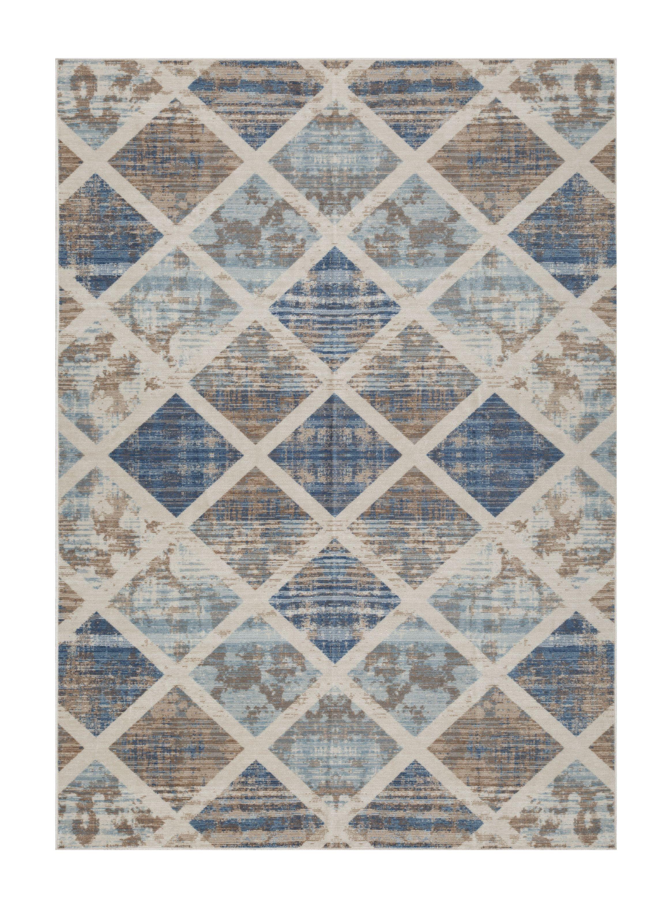 Alfombra Vintage Sky Blue D3 140x200 cm-0