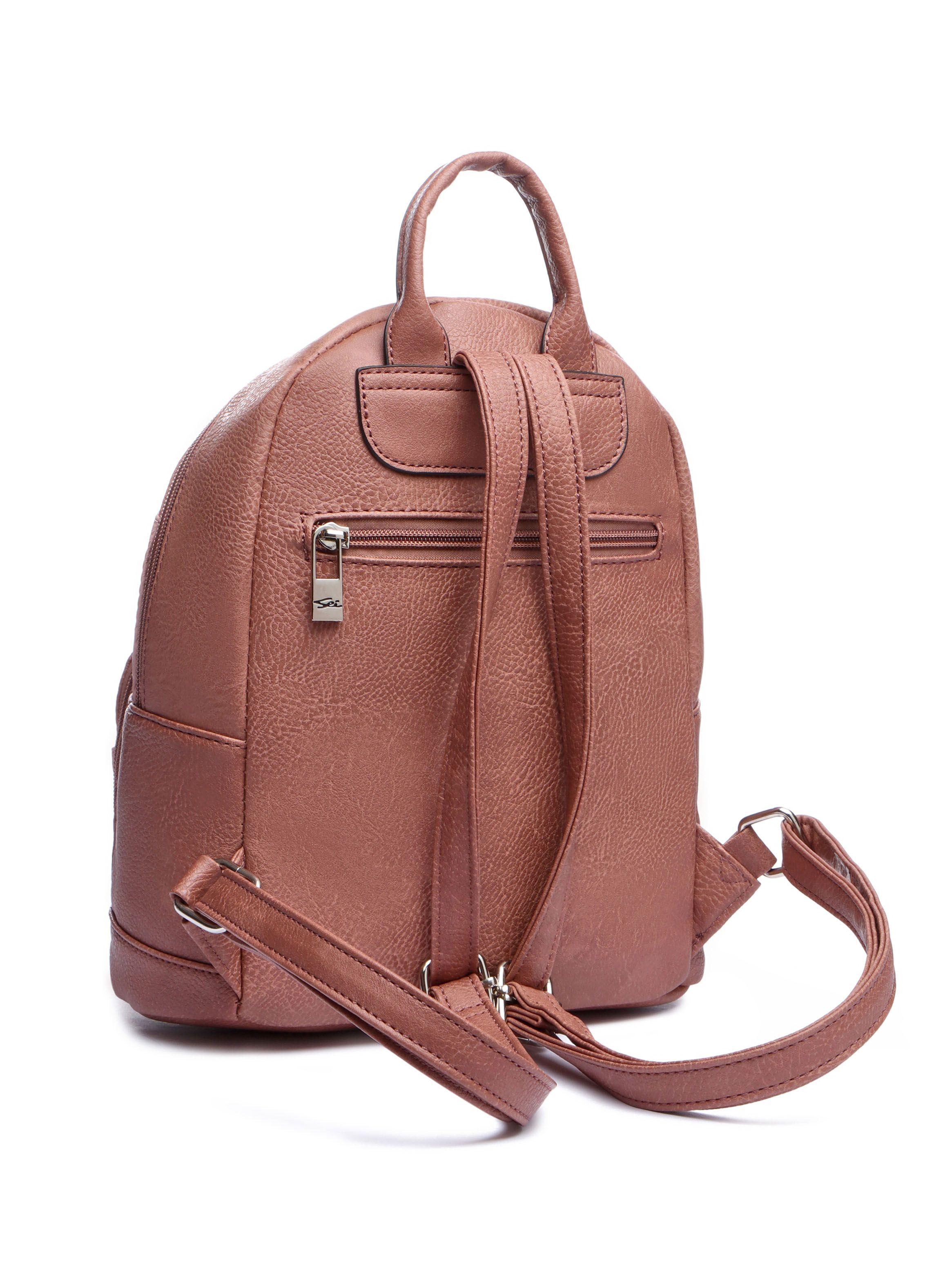 Mochila Sei Urbana SEI 29138 Beige Natural Sintético-1