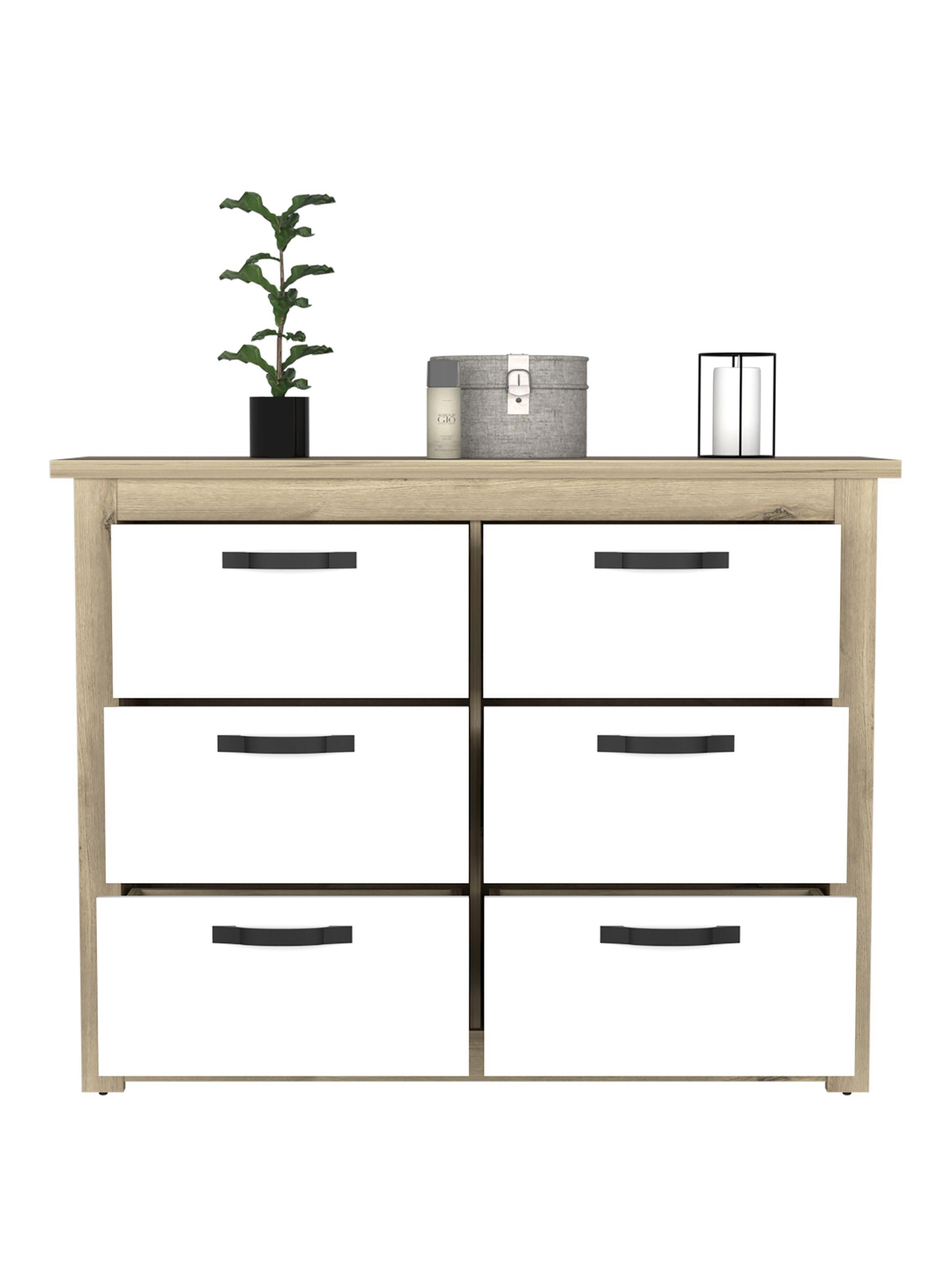 Cómoda Z-120 Bi-Color Blanco-Duna-0