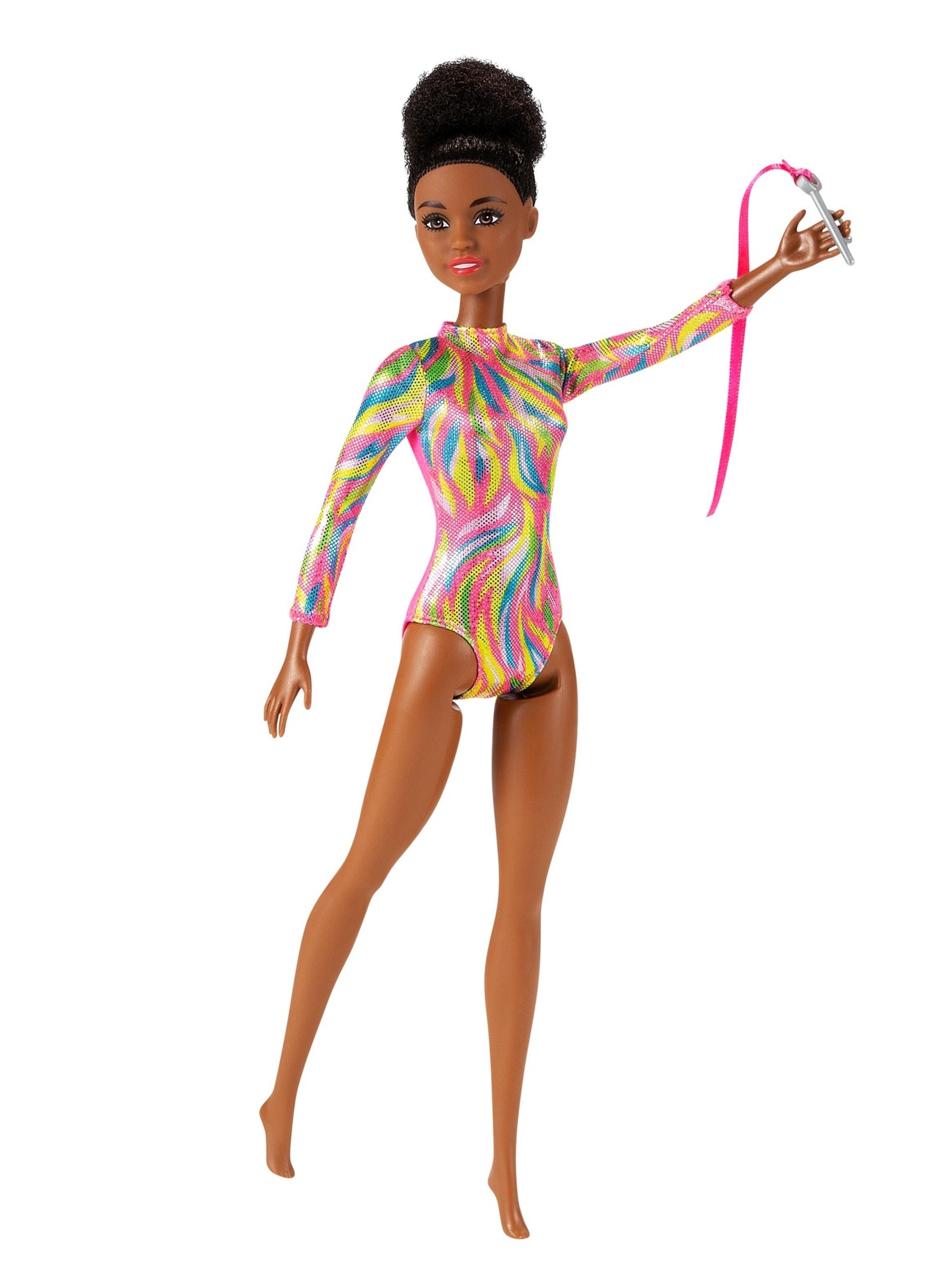 Muñeca Gimnasta Morena Barbie Careers-2