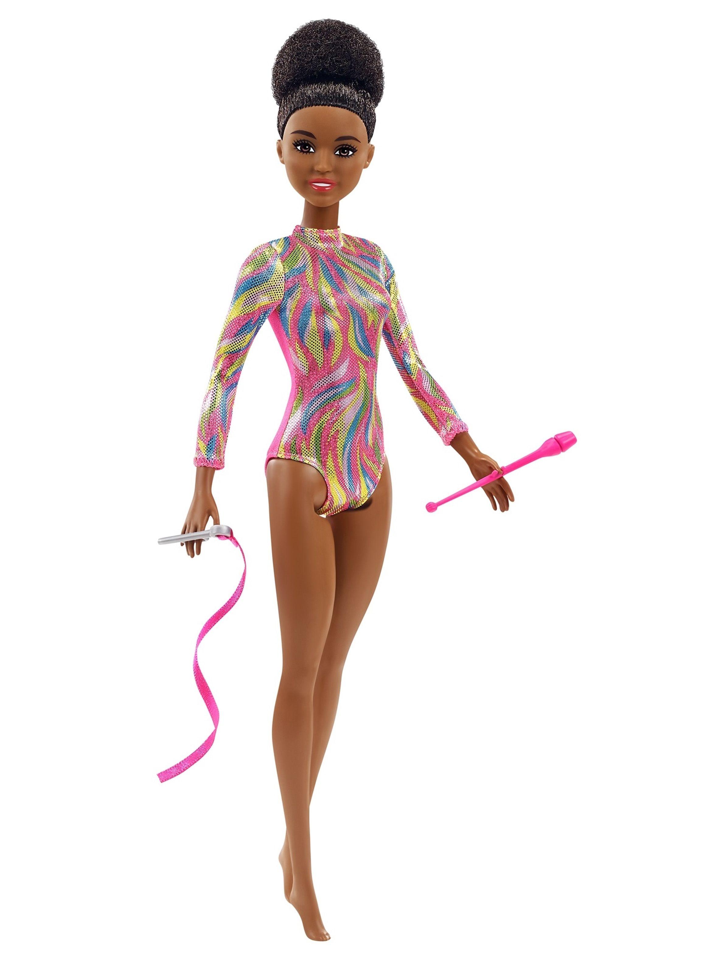 Muñeca Gimnasta Morena Barbie Careers-0