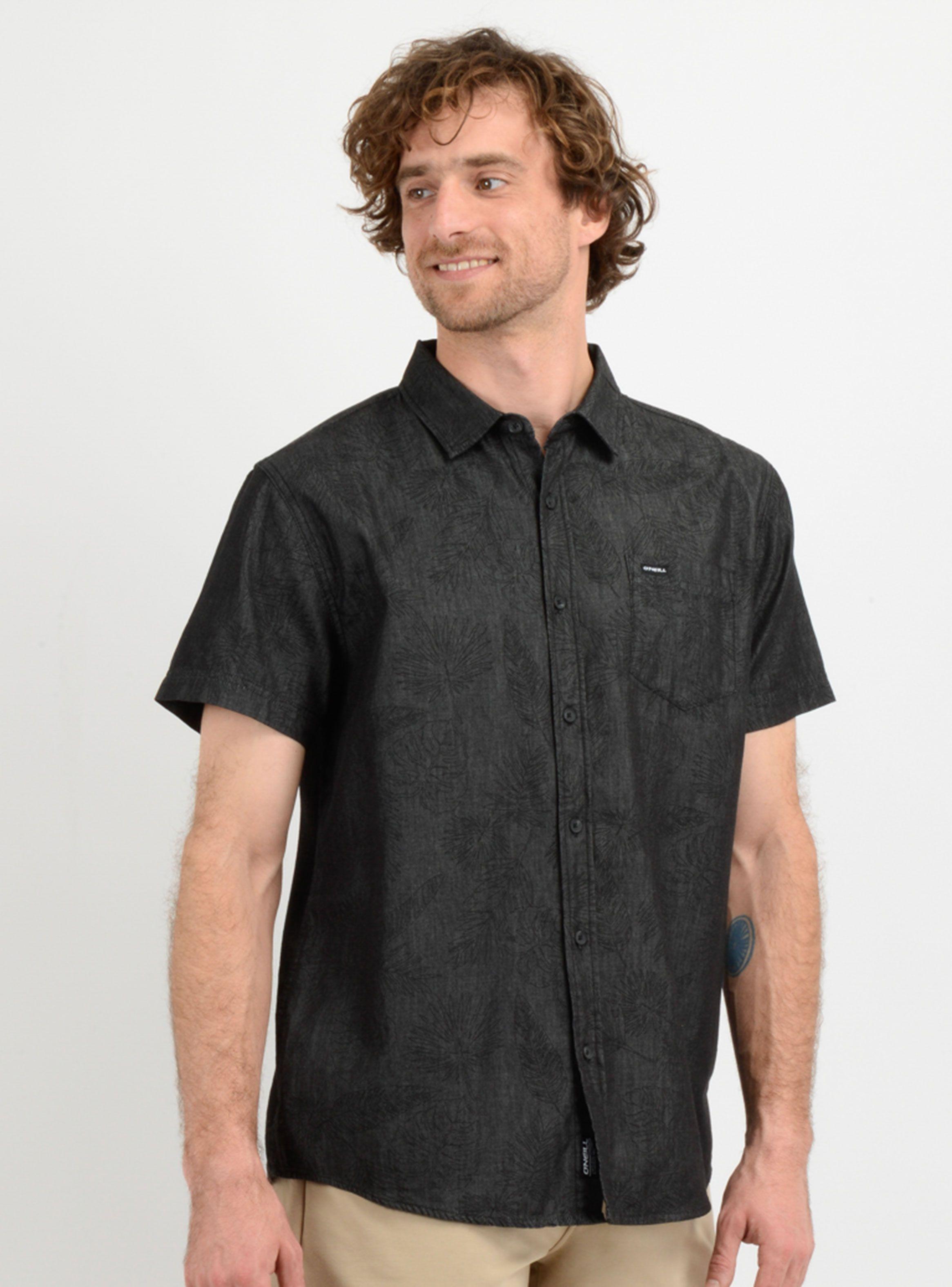 Camisa Casual Print Manga Corta Plant-1