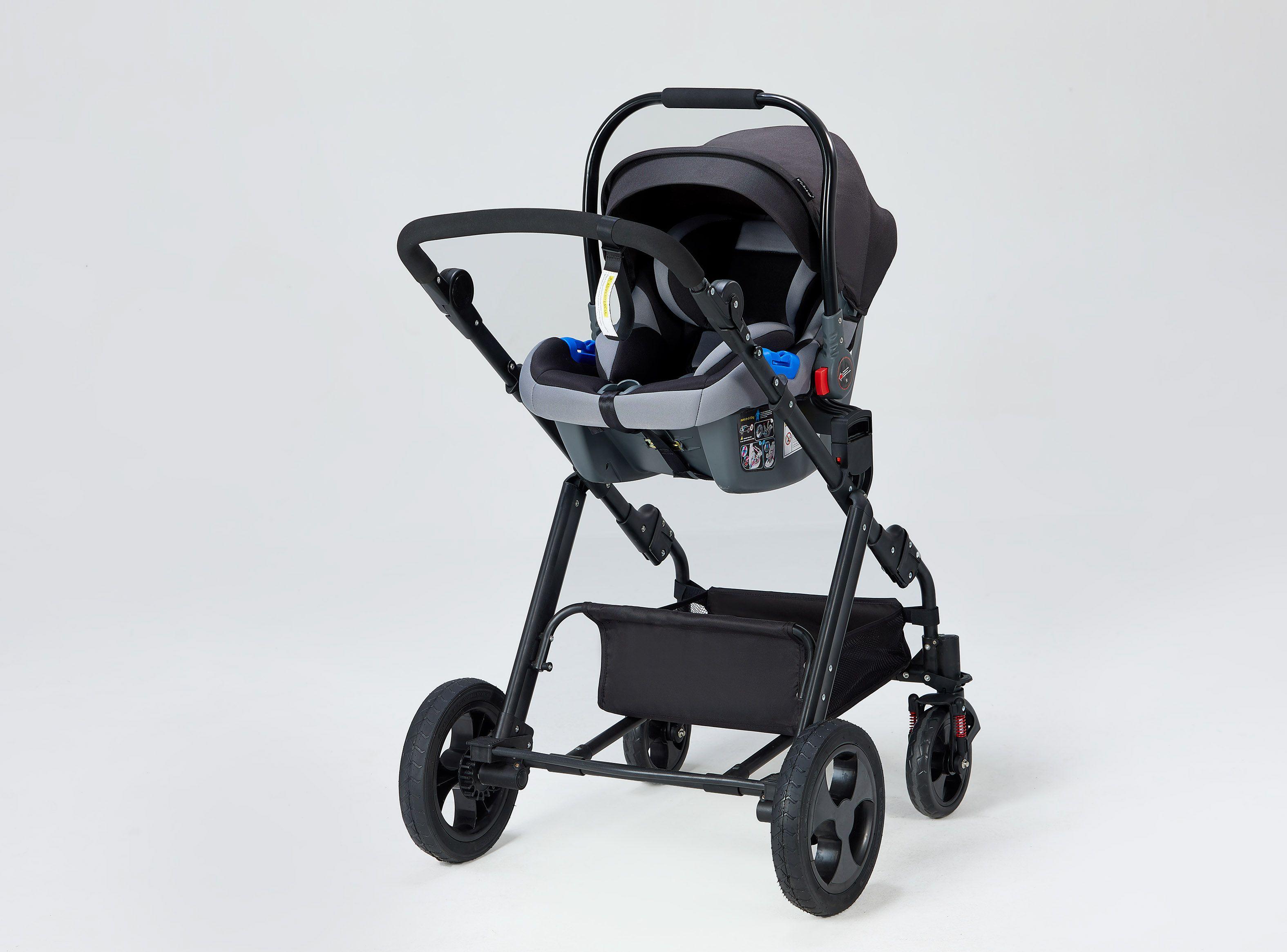 Coche Kidscool Cuna Travel System Negro-3