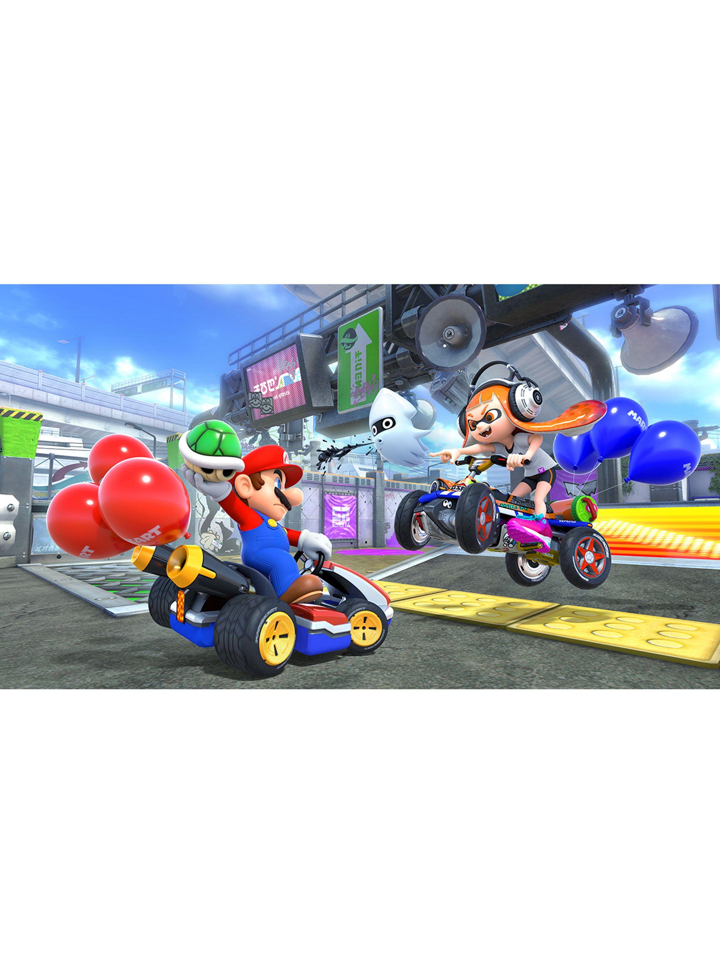 Consola Nintendo Switch Oled White + Mario Kart 8 Deluxe-3