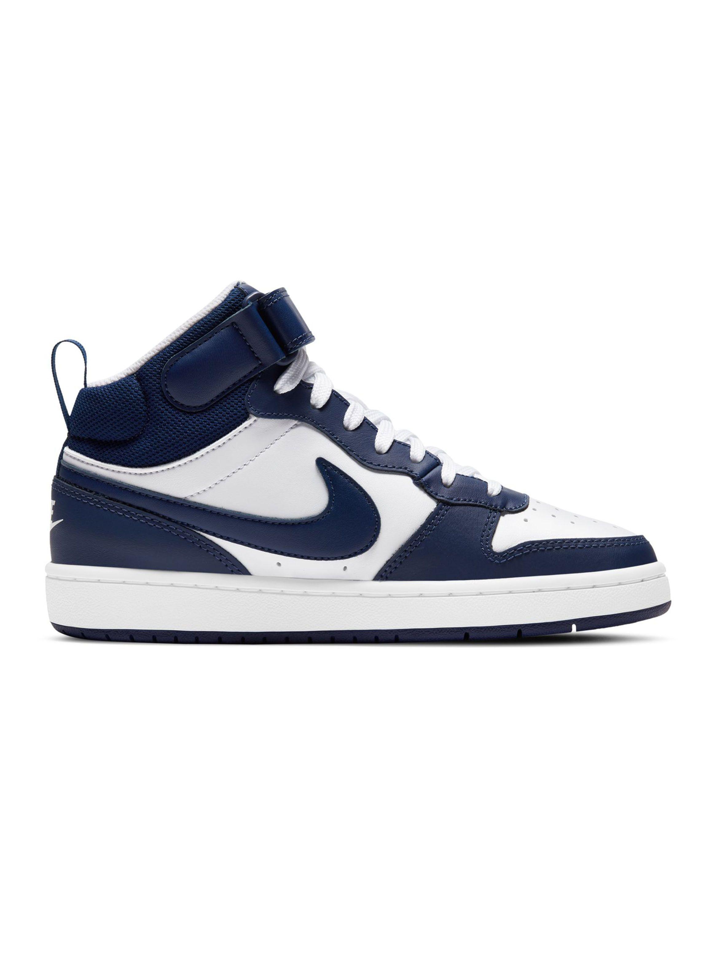Zapatilla Urbana Niños Cuero Court-Borough Mid 2 Gs-0