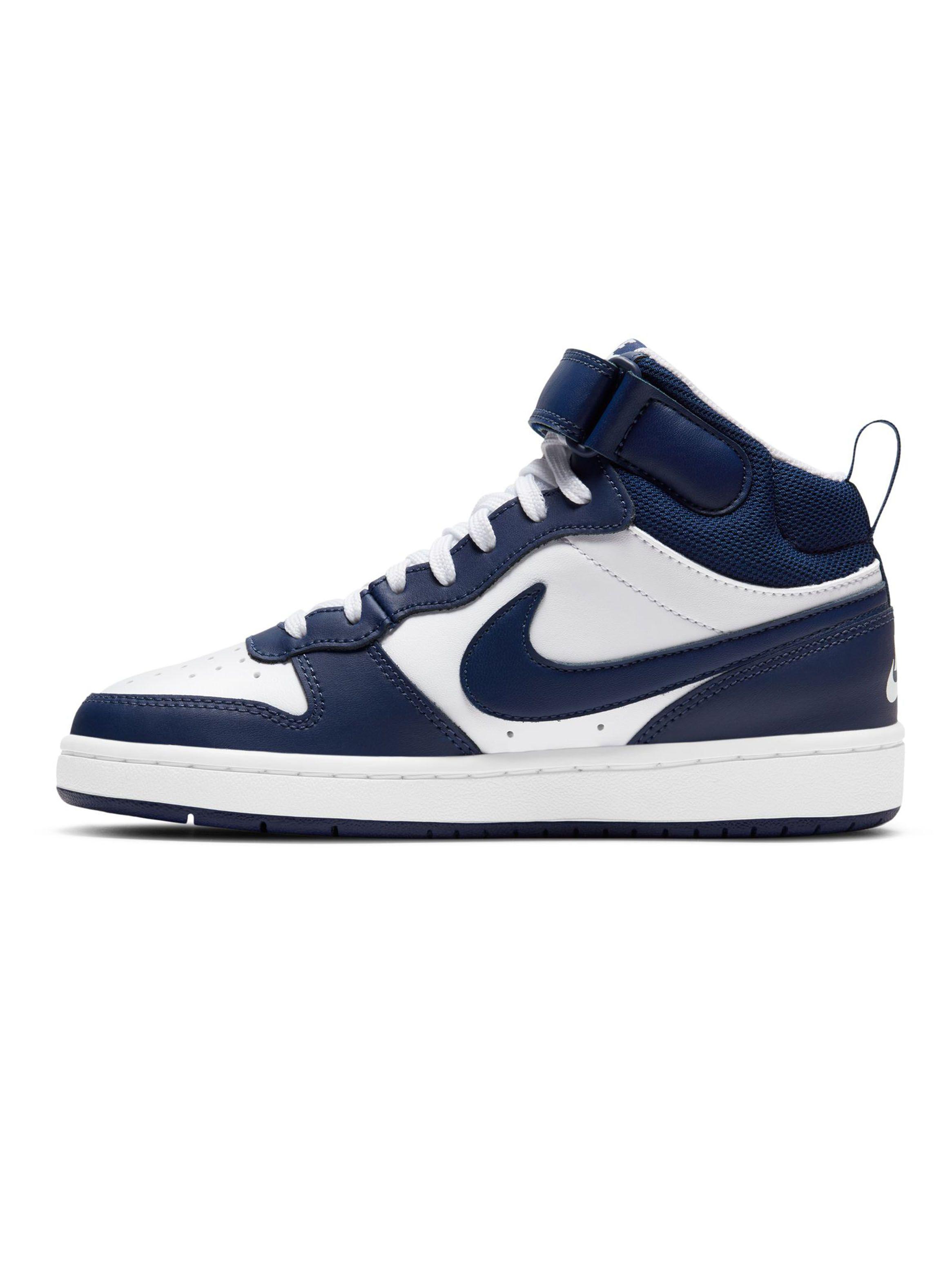 Zapatilla Urbana Niños Cuero Court-Borough Mid 2 Gs-1