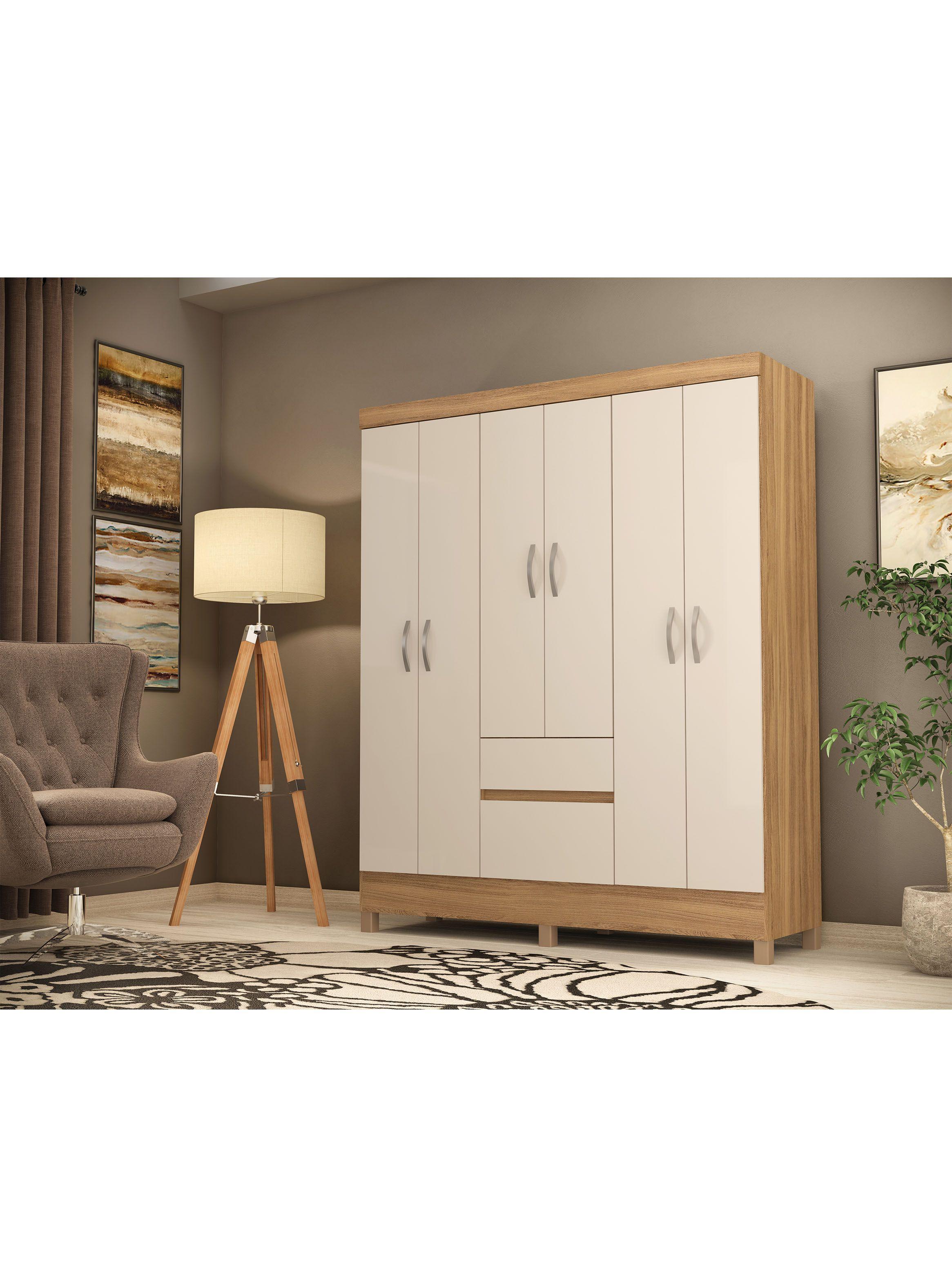 Clóset Flash 6 Puertas 2 Cuerpos-4