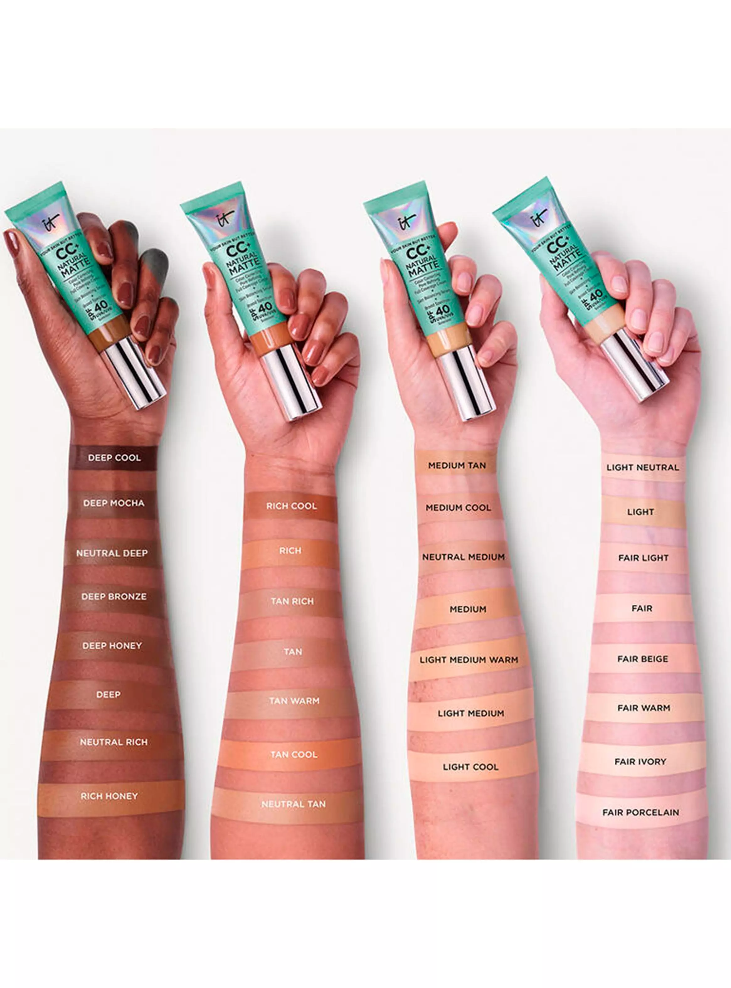 Base de Maquillaje CC+ Cream Natural Matte + SPF 40 + Fair Light 32 ml-3
