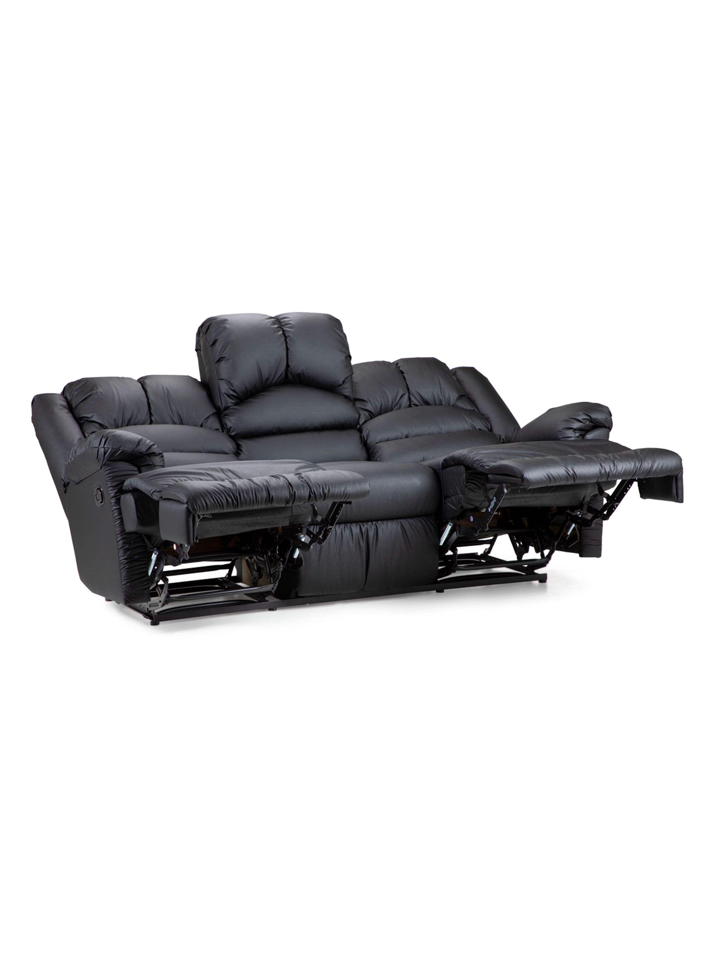 Sofá Reclinable Jarrie 3C Negro-2
