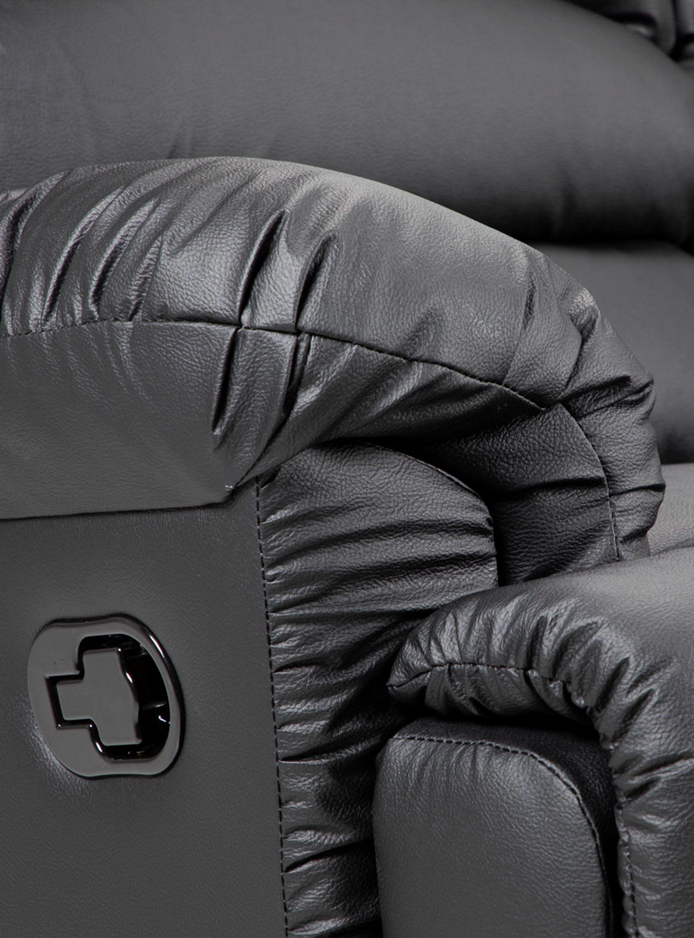 Sofá Reclinable Jarrie 3C Negro-4