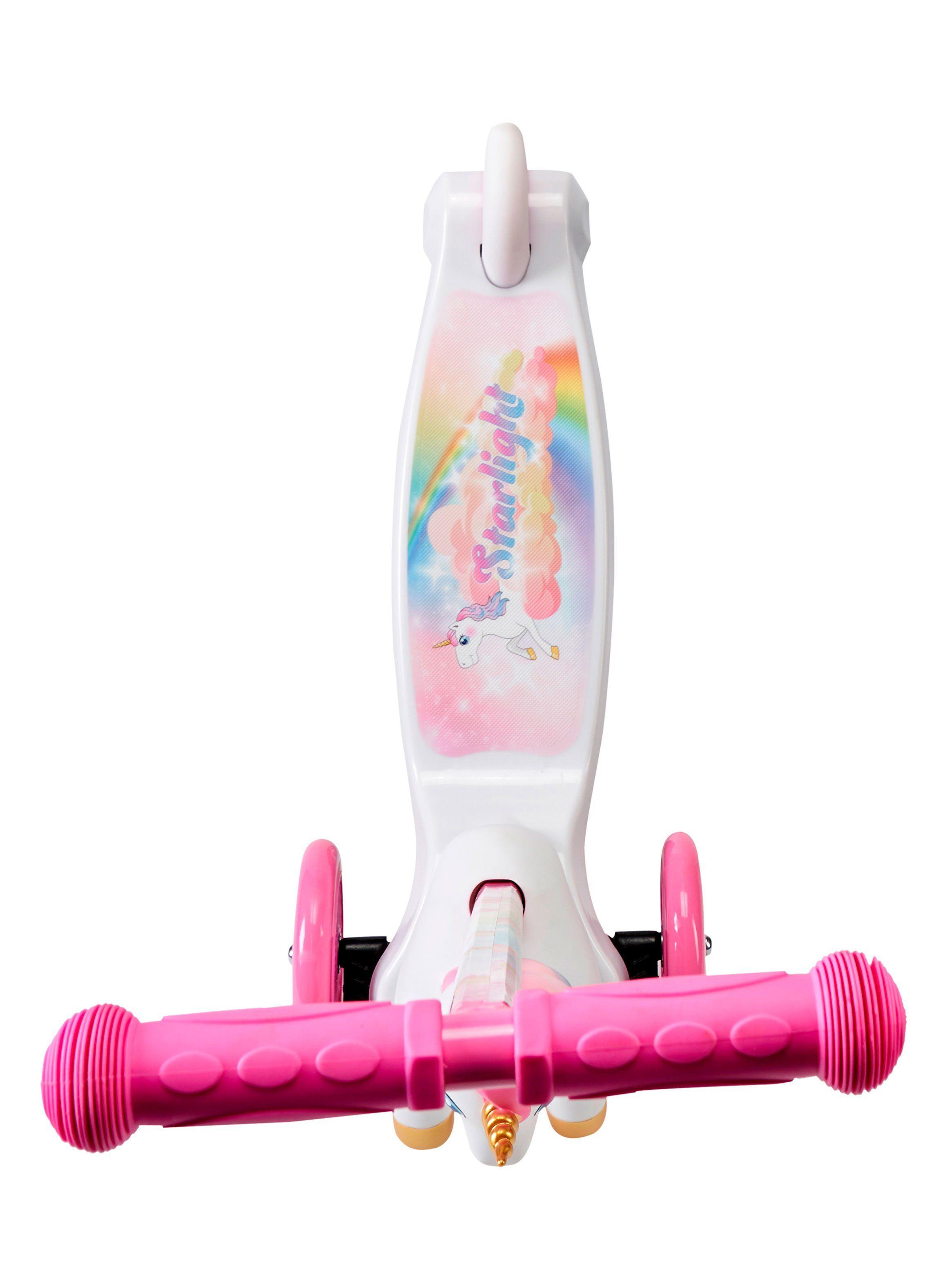 Triscooter Unicornio 3D  Blanco-5