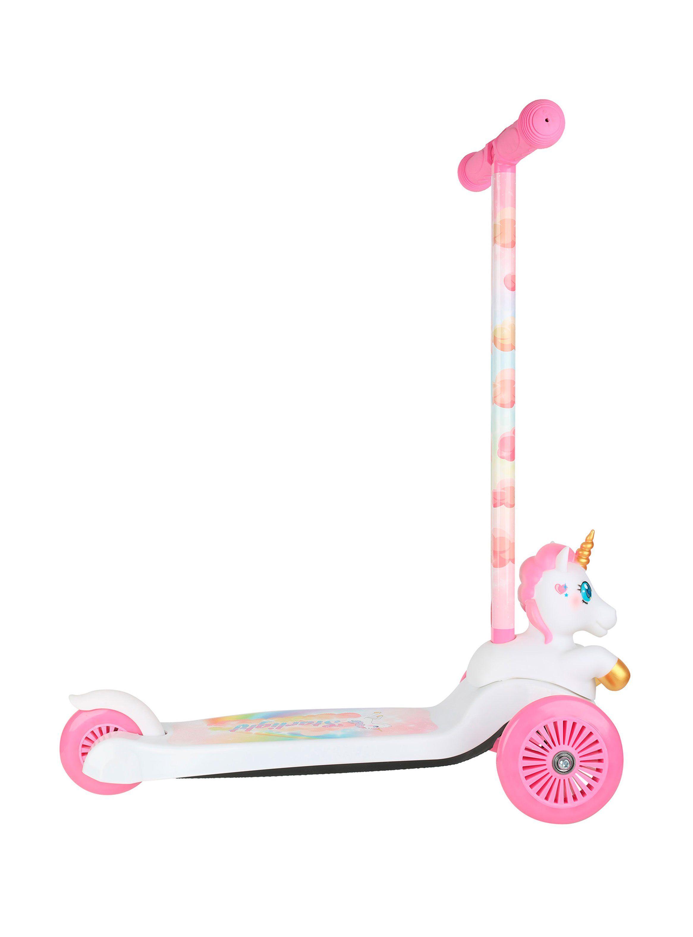 Triscooter Unicornio 3D  Blanco-4
