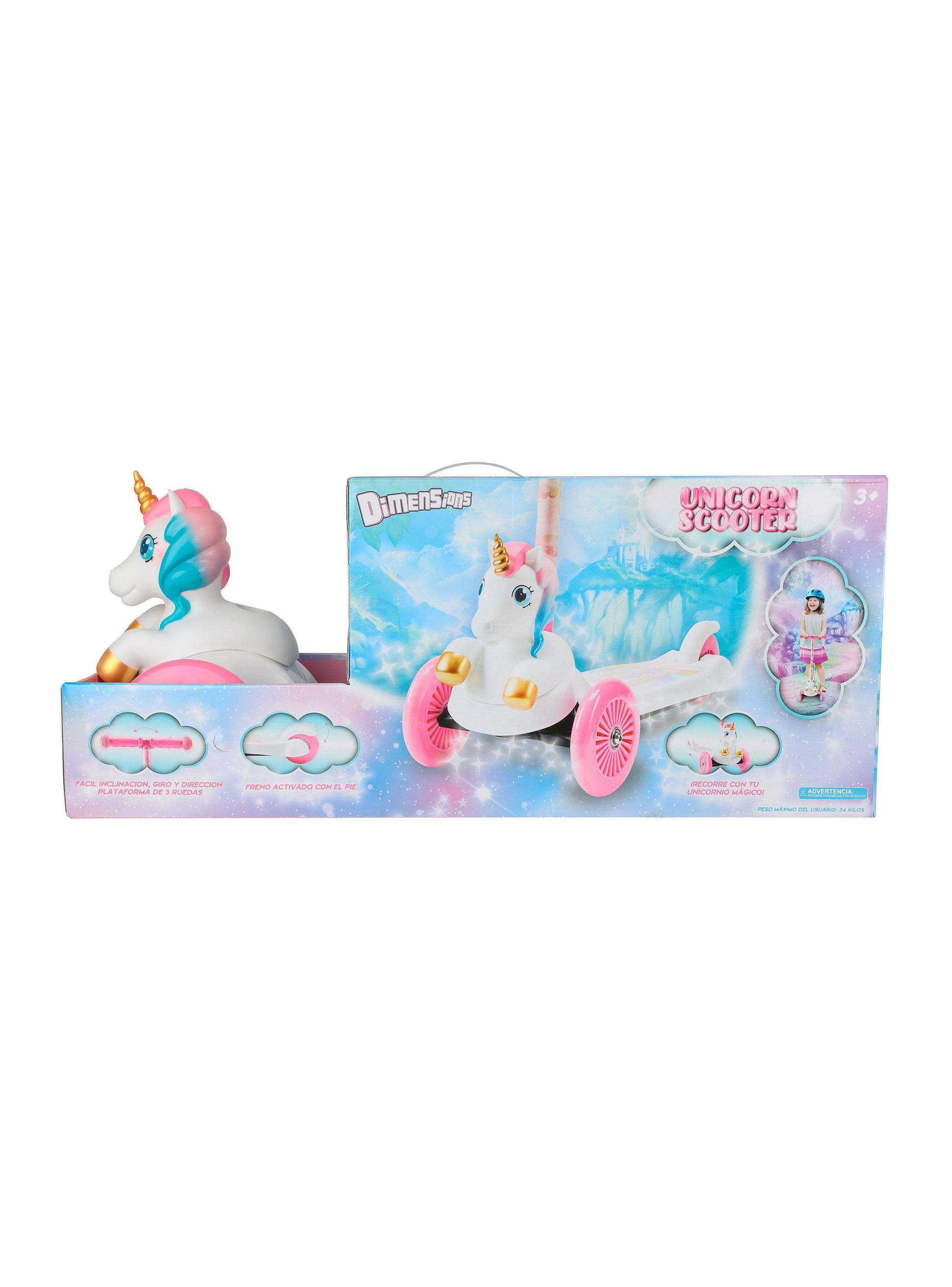 Triscooter Unicornio 3D  Blanco-9