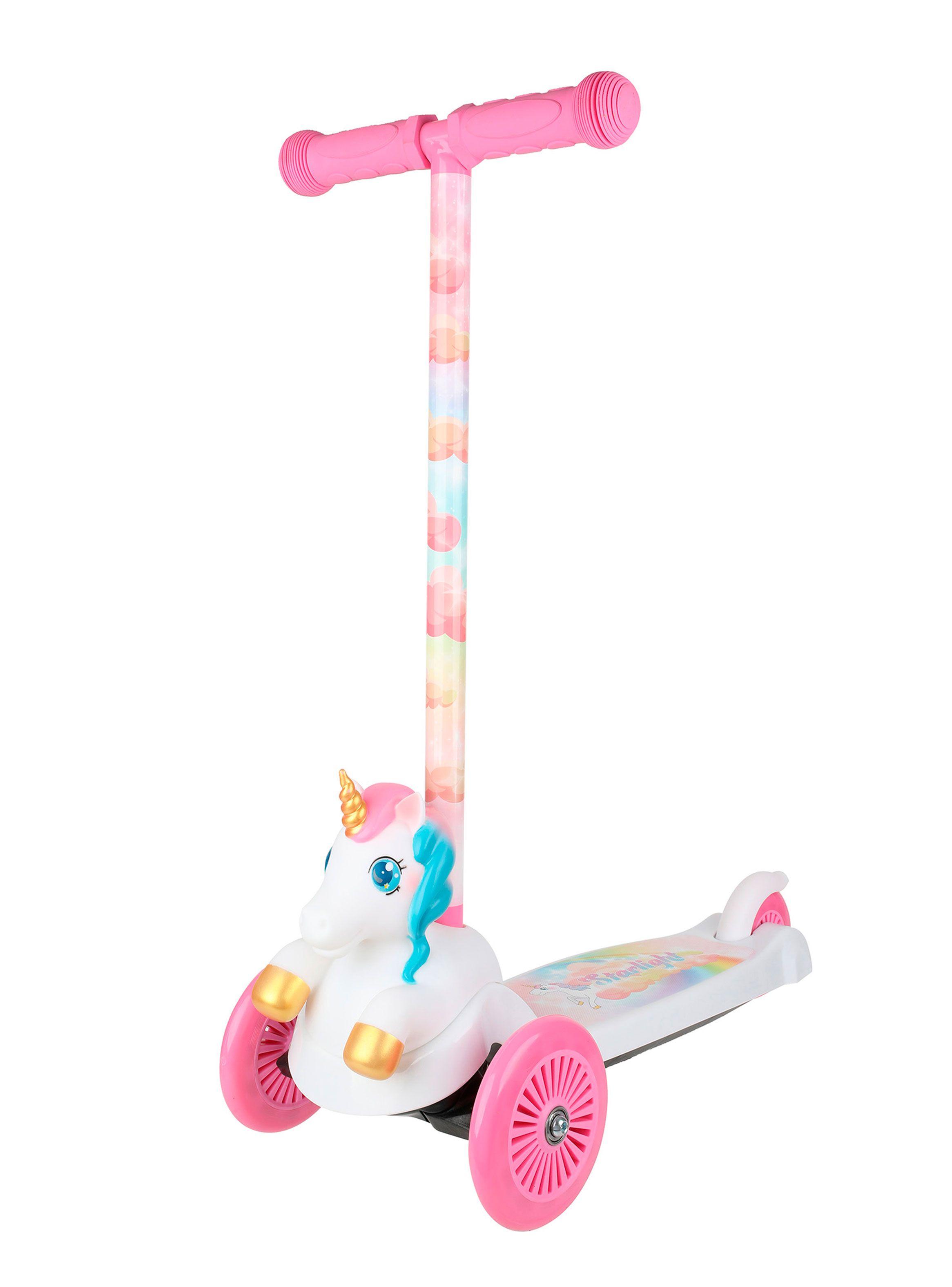 Triscooter Unicornio 3D  Blanco-1