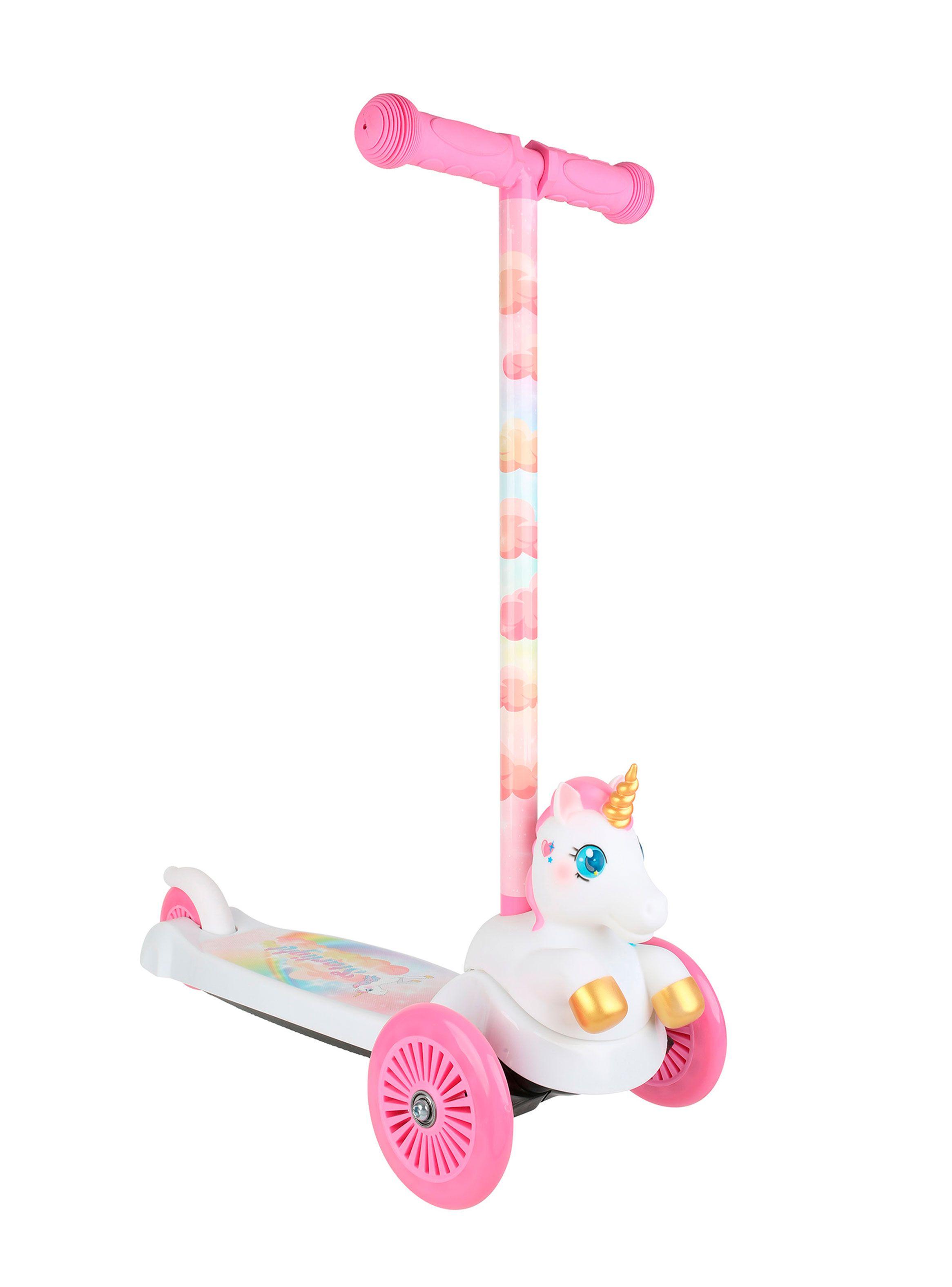 Triscooter Unicornio 3D  Blanco-2