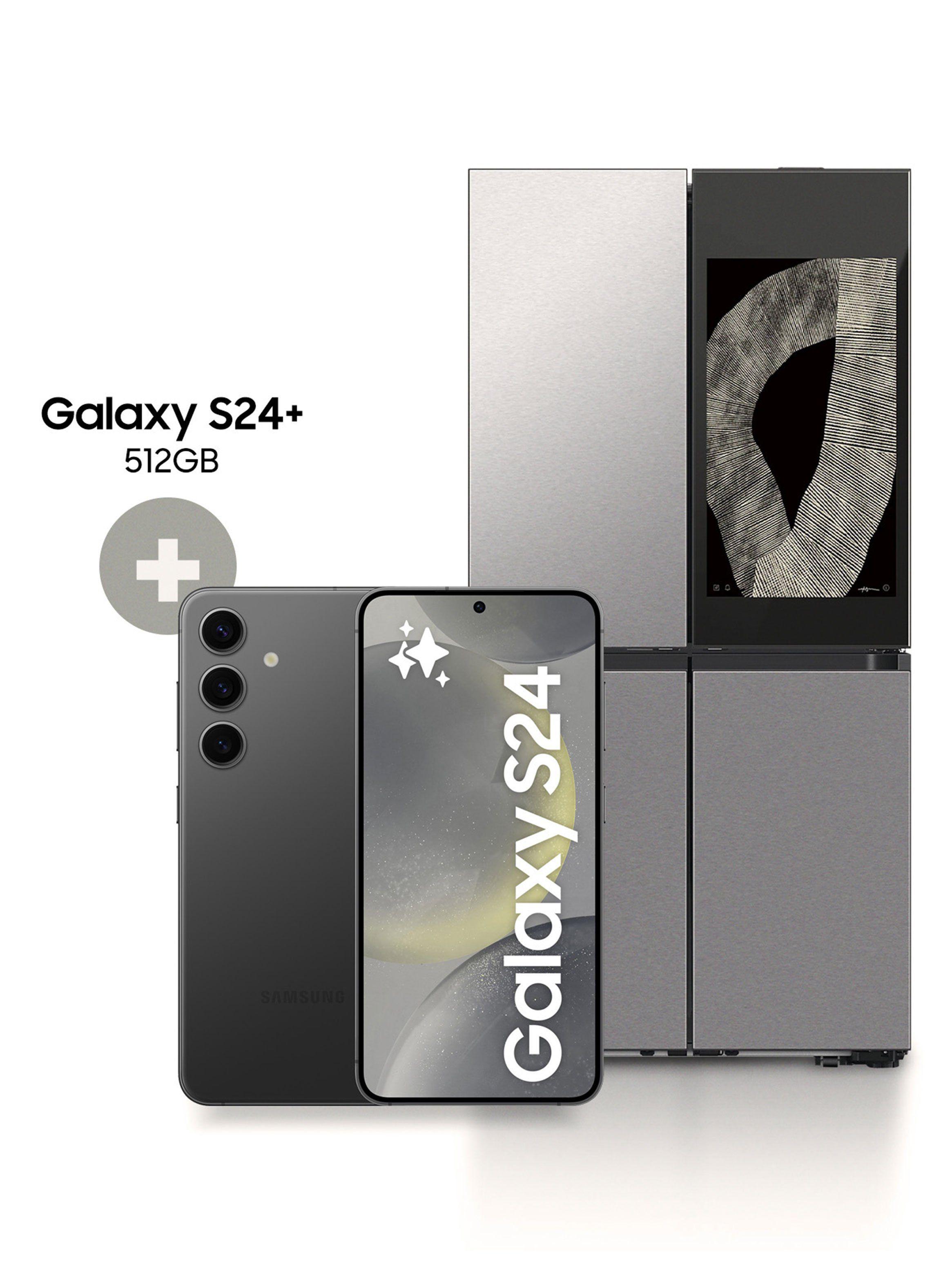 Refrigerador No Frost 699 Litros Bespoke AI Family Hub + Galaxy S24+ 512GB Onyx Black-0