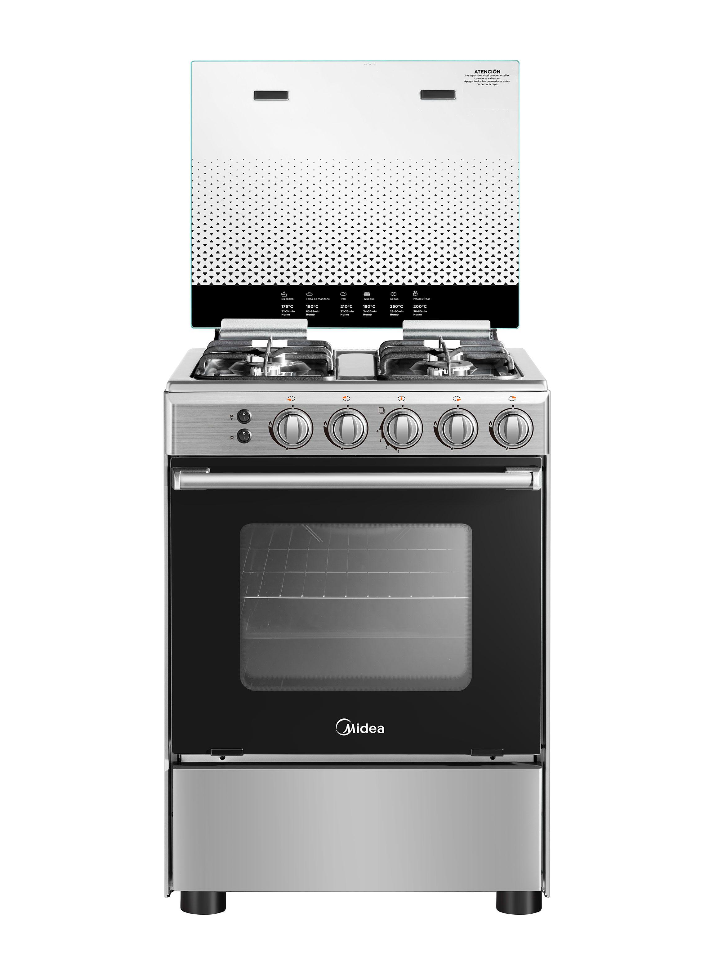 Cocina a Gas 4 Quemadores Color Silver MCG-4QSG24NS-3