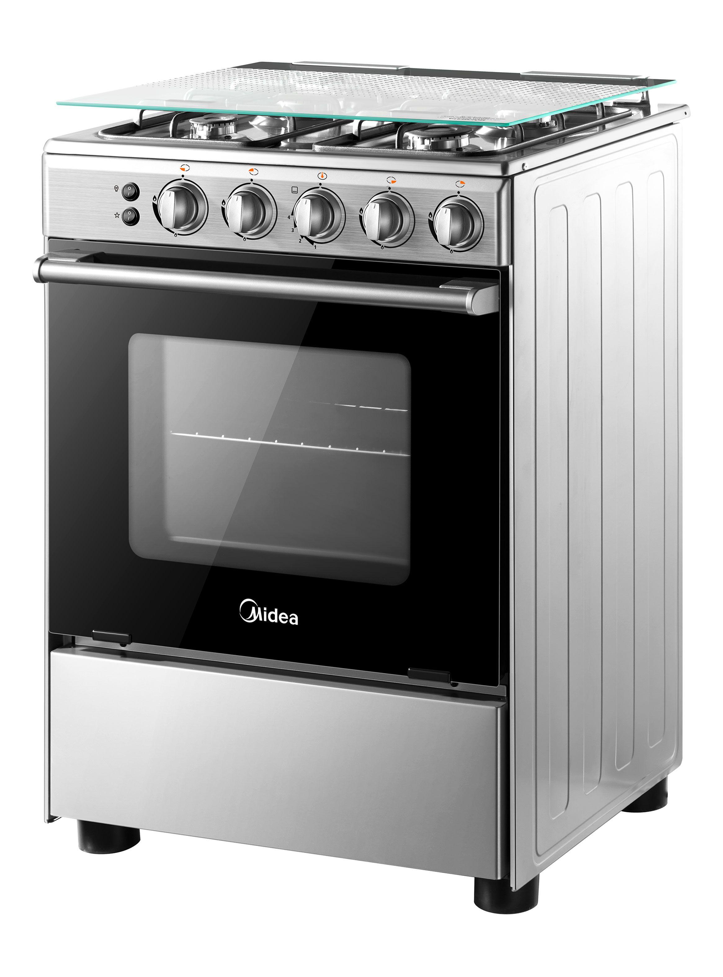 Cocina a Gas 4 Quemadores Color Silver MCG-4QSG24NS-4