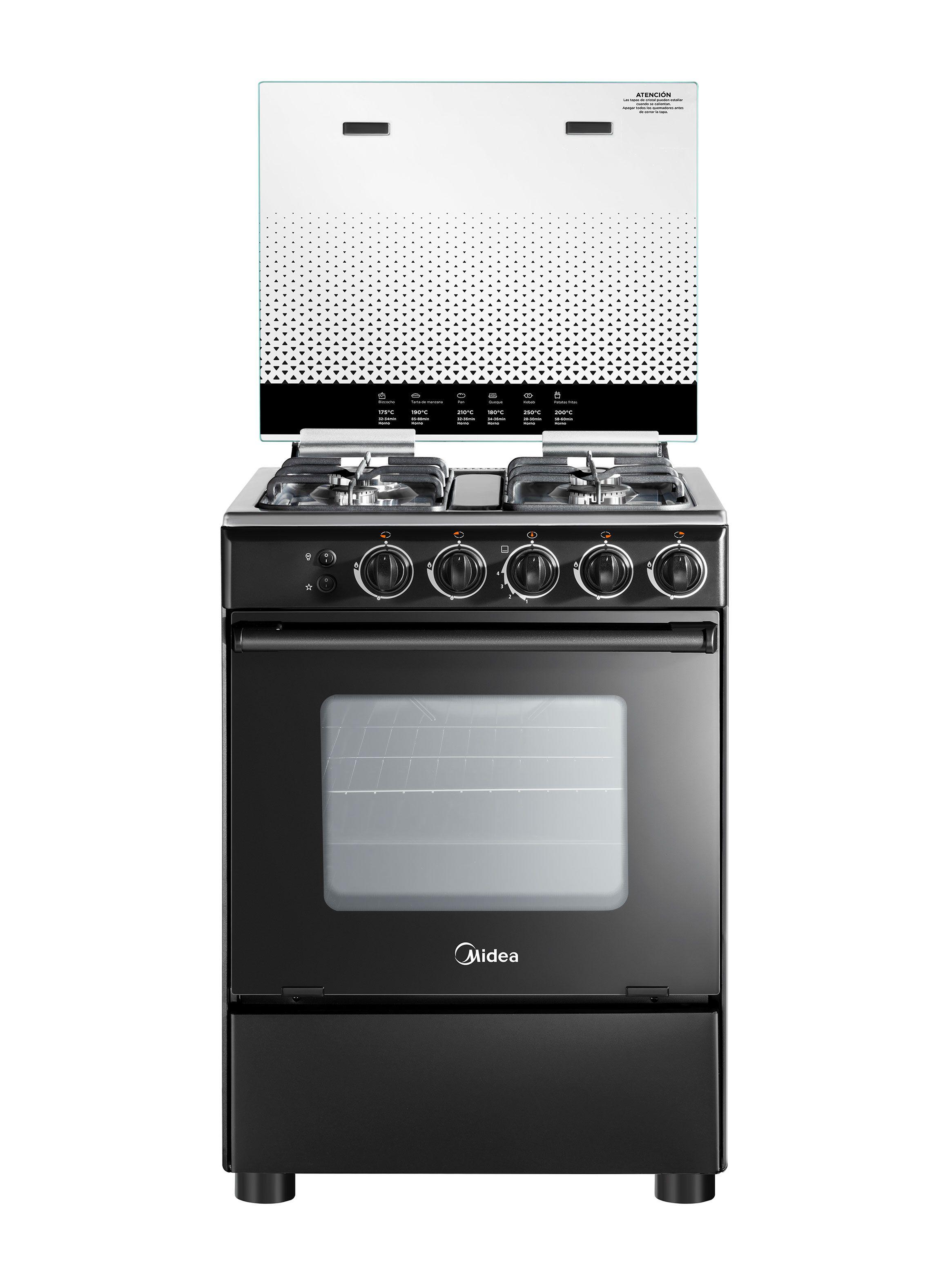 Cocina a Gas 4 Quemadores MCG-4QSG24NSBK-2